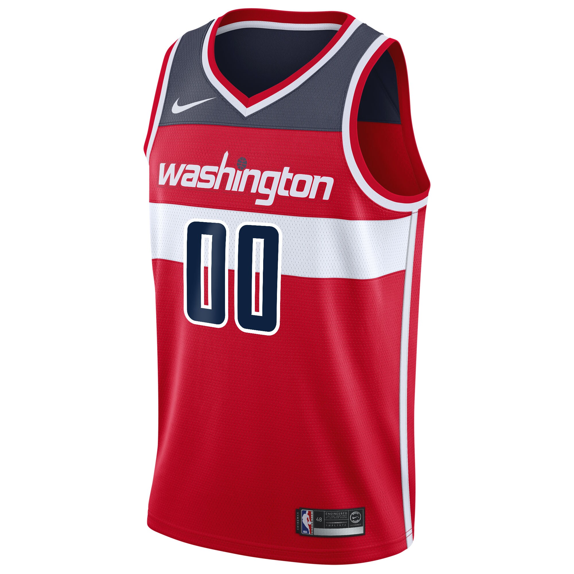 Washington Wizards  2020\/21 Swingman Custom Jersey - Icon Edition - Red