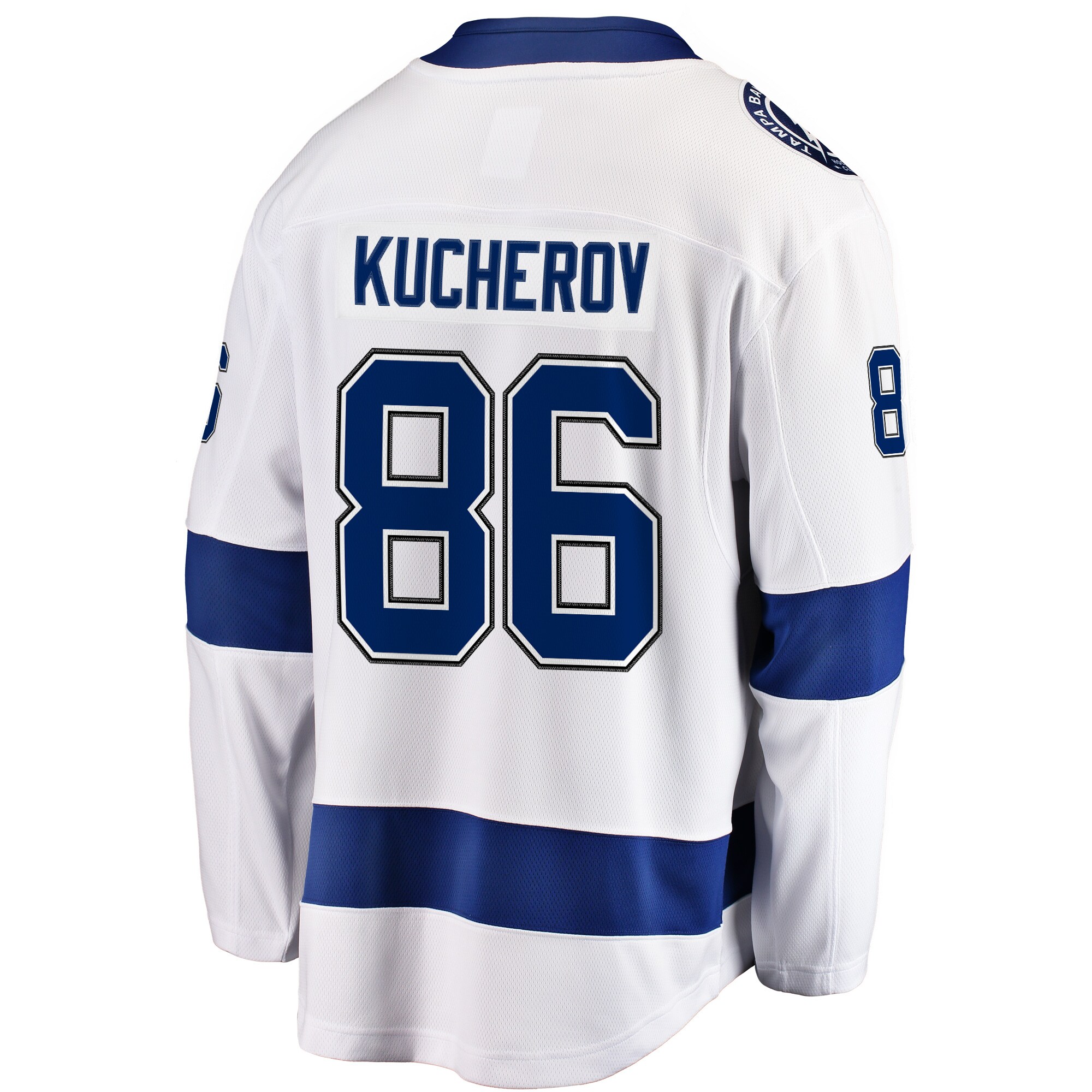 Nikita Kucherov Tampa Bay Lightning Fanatics Away Premier Breakaway Player Jersey - White