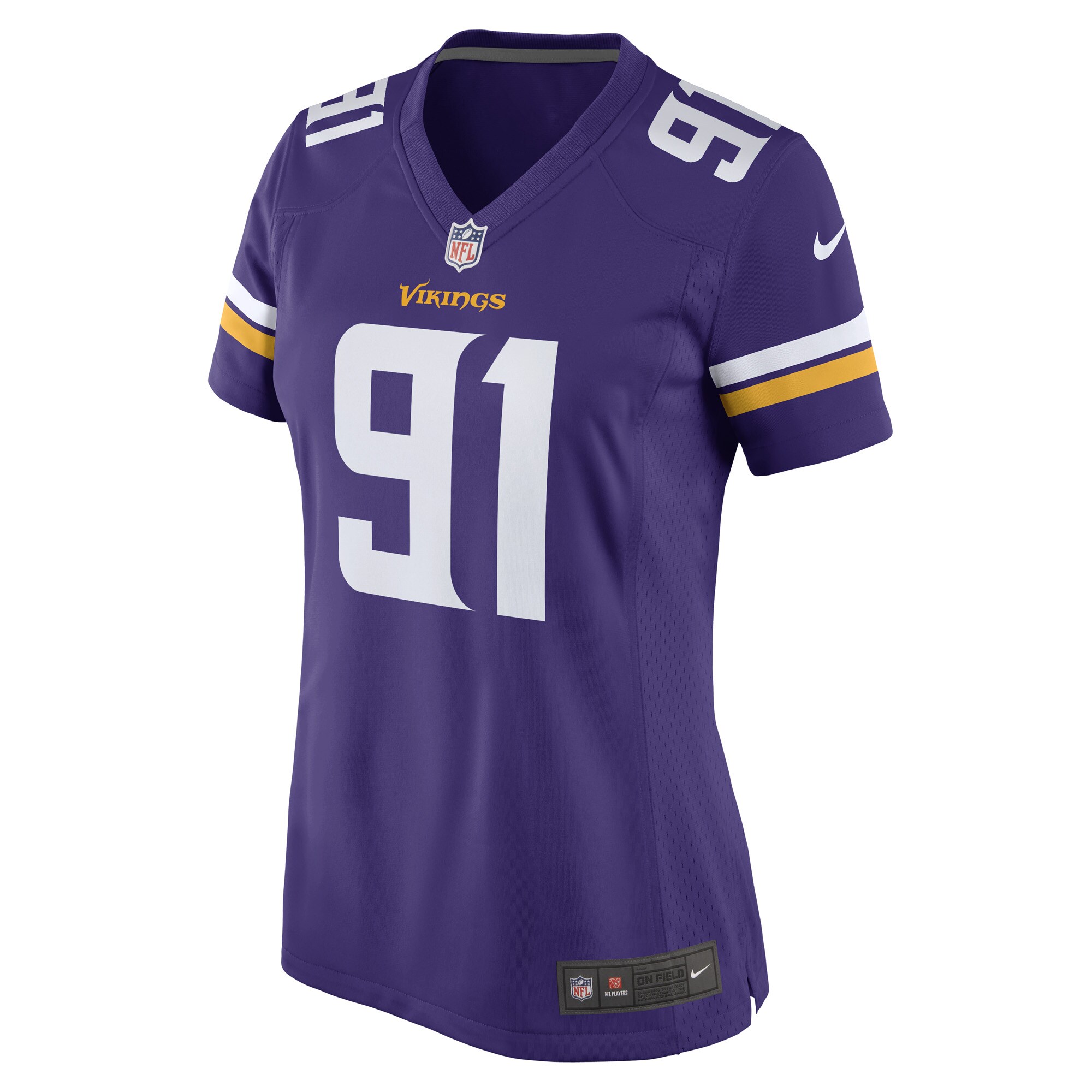 Patrick Jones II Minnesota Vikings  Women's Game Player Jersey - Purple