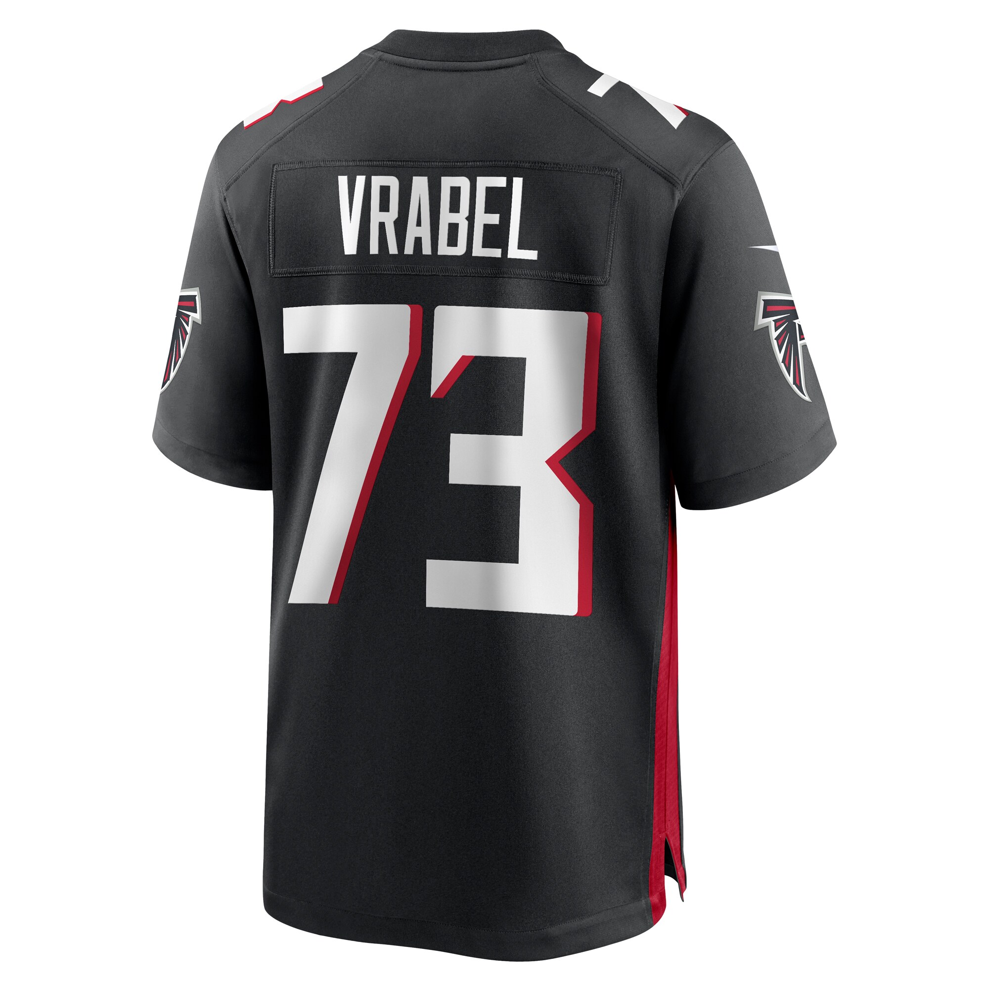 Tyler Vrabel Atlanta Falcons  Player Game Jersey - Black