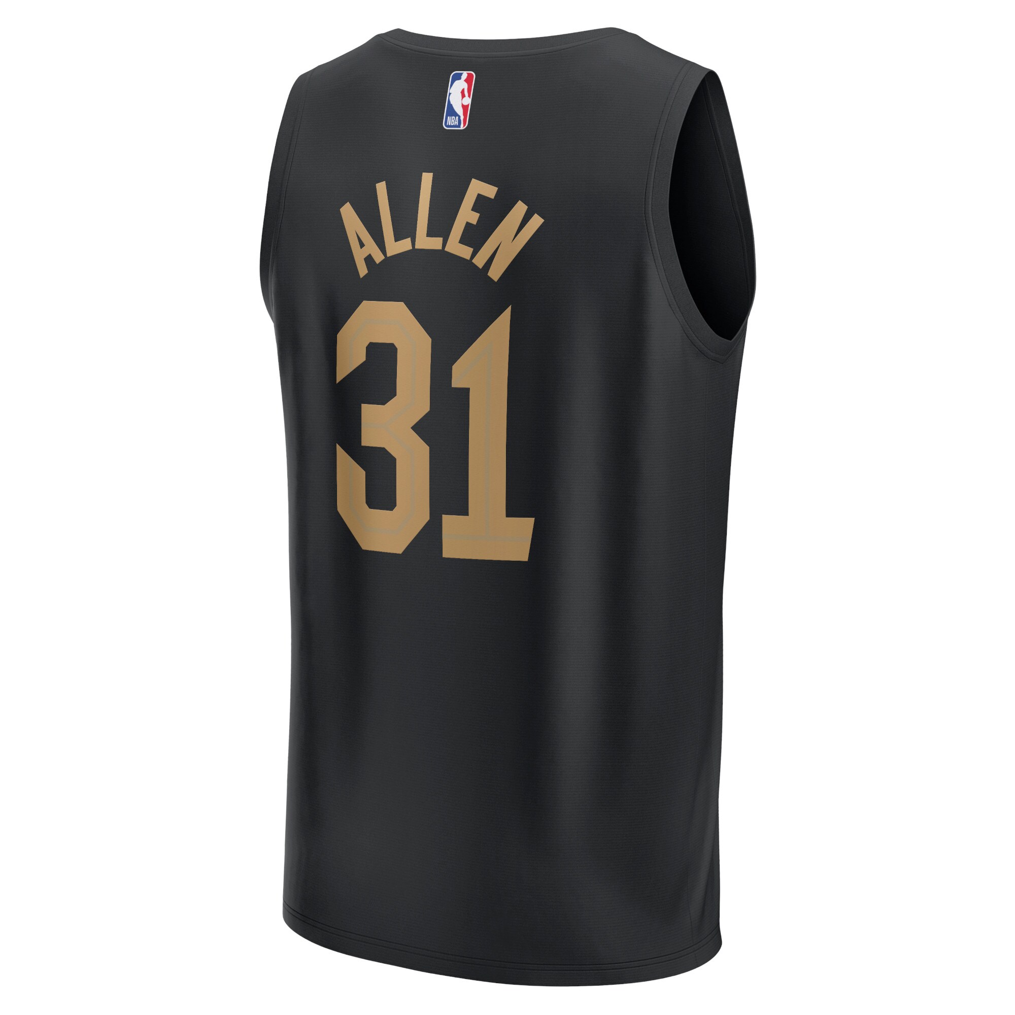 Jarrett Allen Cleveland Cavaliers Fanatics Fast Break Replica Jersey - Statement Edition - Black