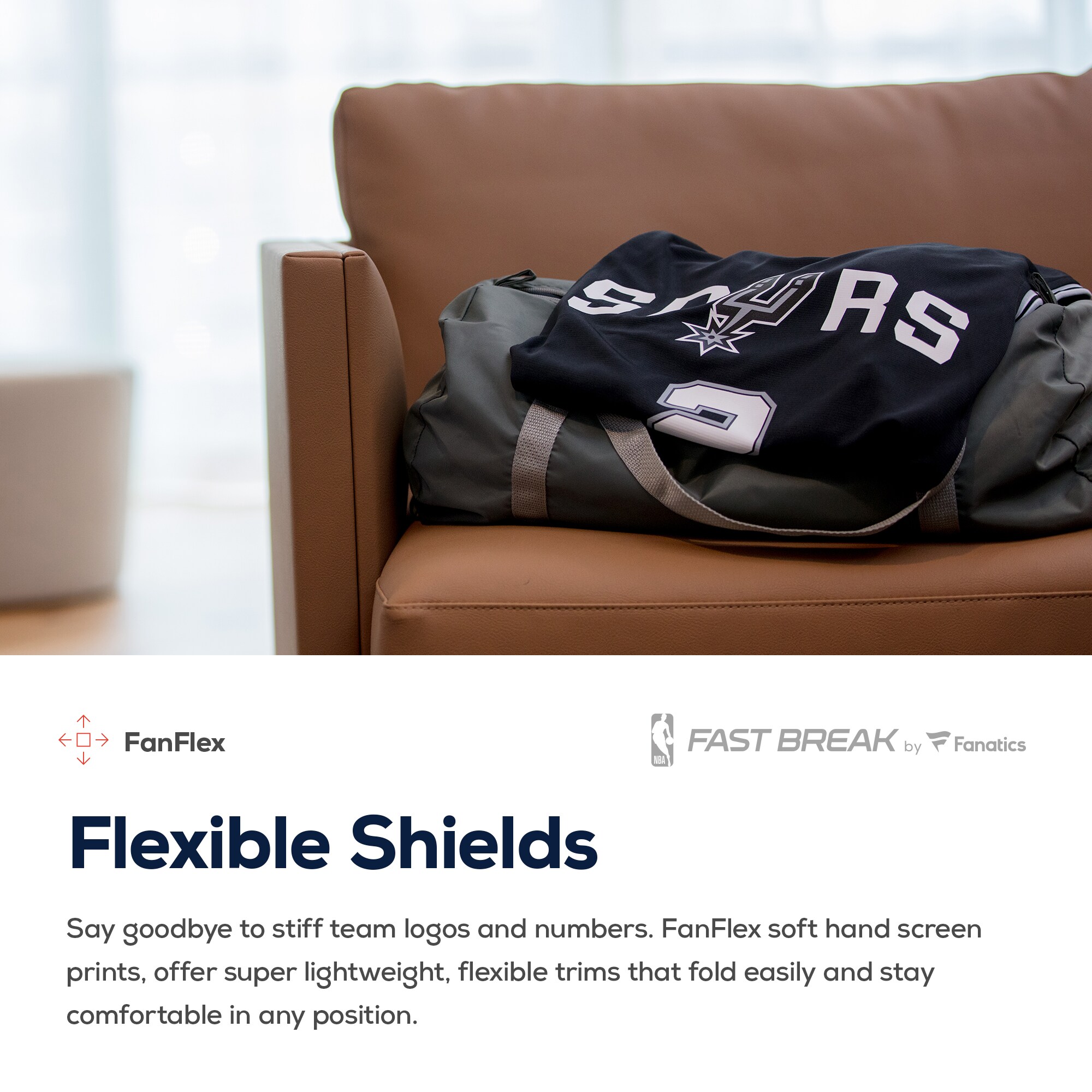 San Antonio Spurs Fanatics Youth Fast Break Custom Replica Jersey Black - Icon Edition