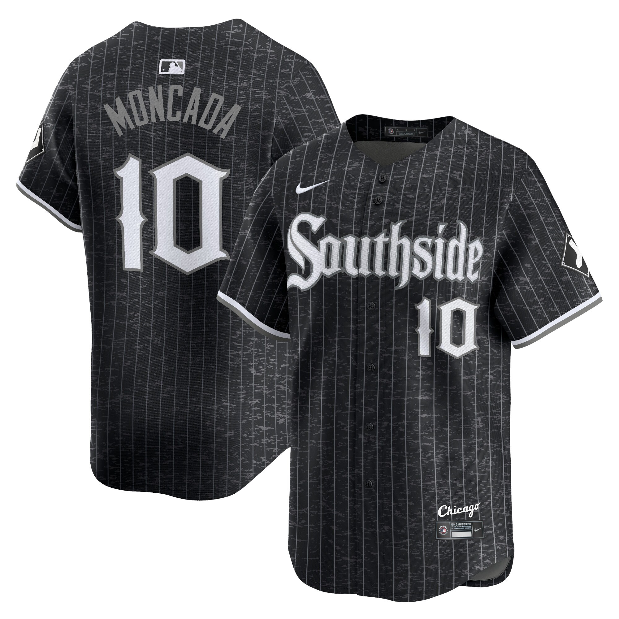 Yo\u00c3\u00a1n Moncada Chicago White Sox  City Connect Player Jersey - Black