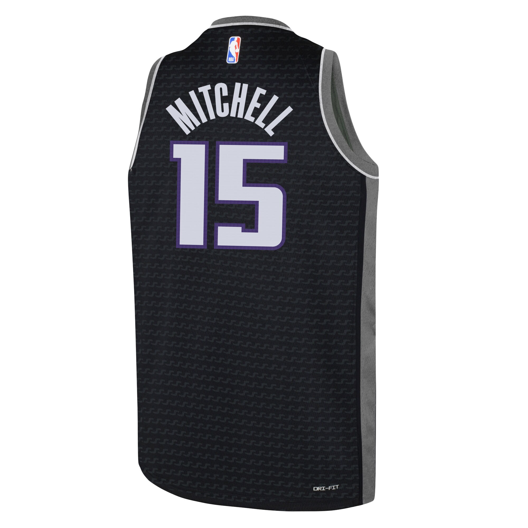 Davion Mitchell Sacramento Kings Jordan Brand Youth Swingman Jersey - Statement Edition - Black