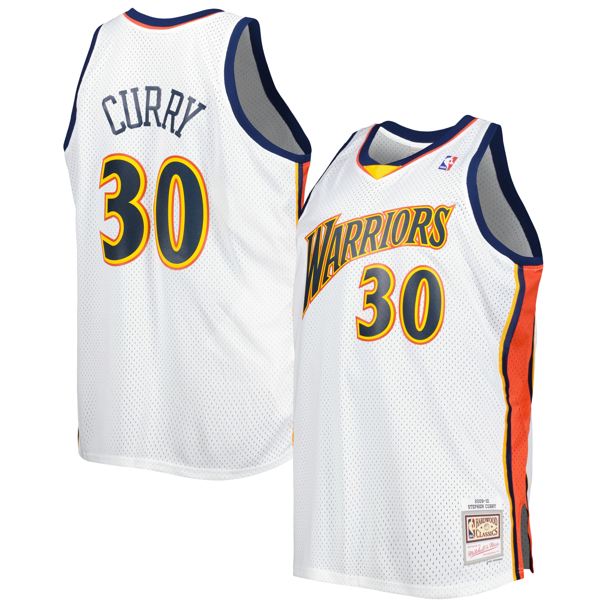 Stephen Curry Golden State Warriors Mitchell & Ness Big & Tall Hardwood Classics 2008\/09 Swingman Jersey - White
