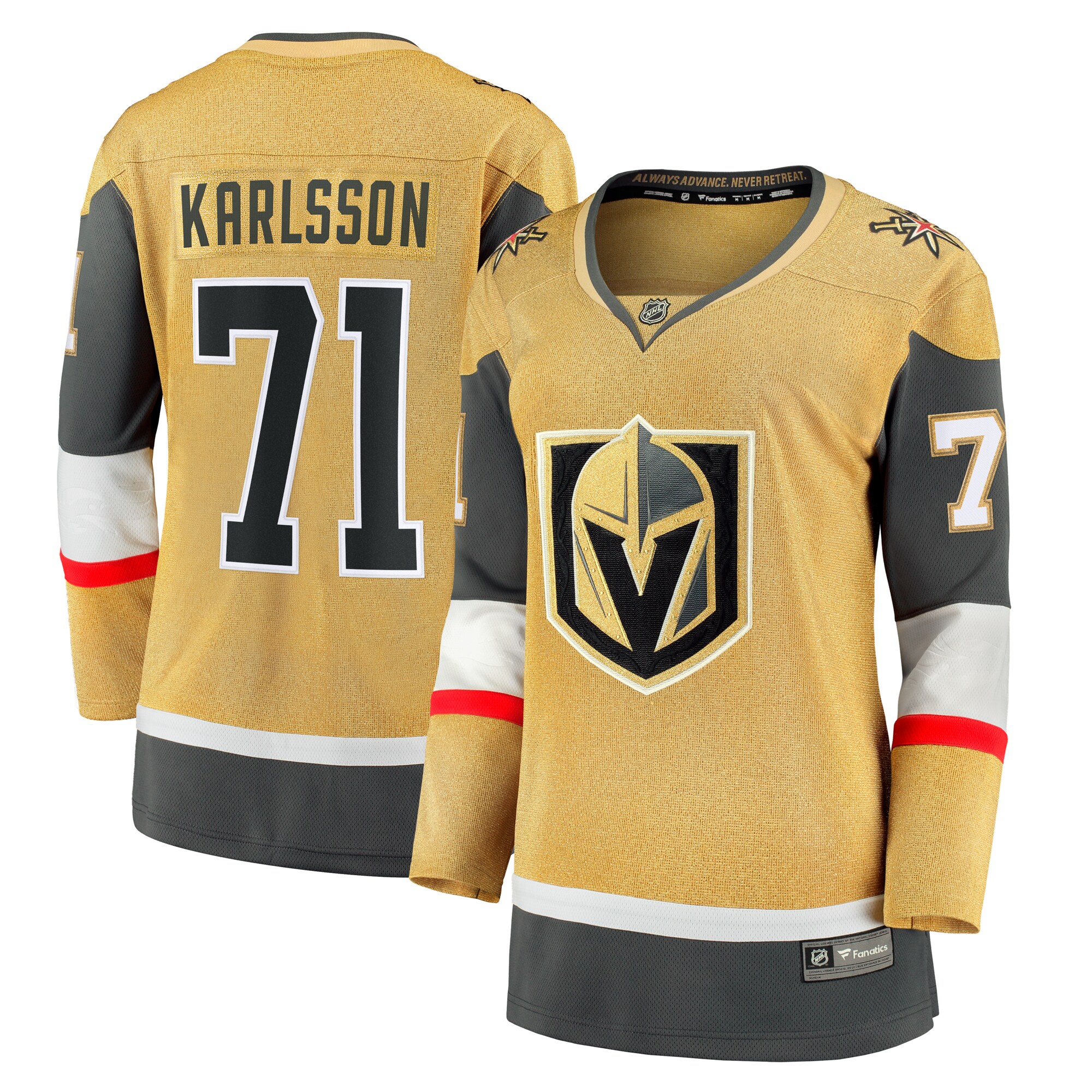 William Karlsson Vegas Golden Knights Fanatics Women's Home Breakaway Player Jersey - Gold