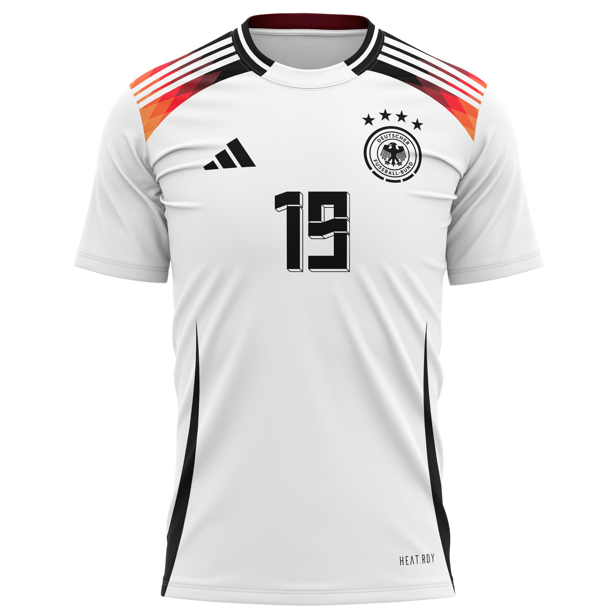 Leroy Sané 19 Germany National Team 2024 Home Kits AOP T-shirt - White