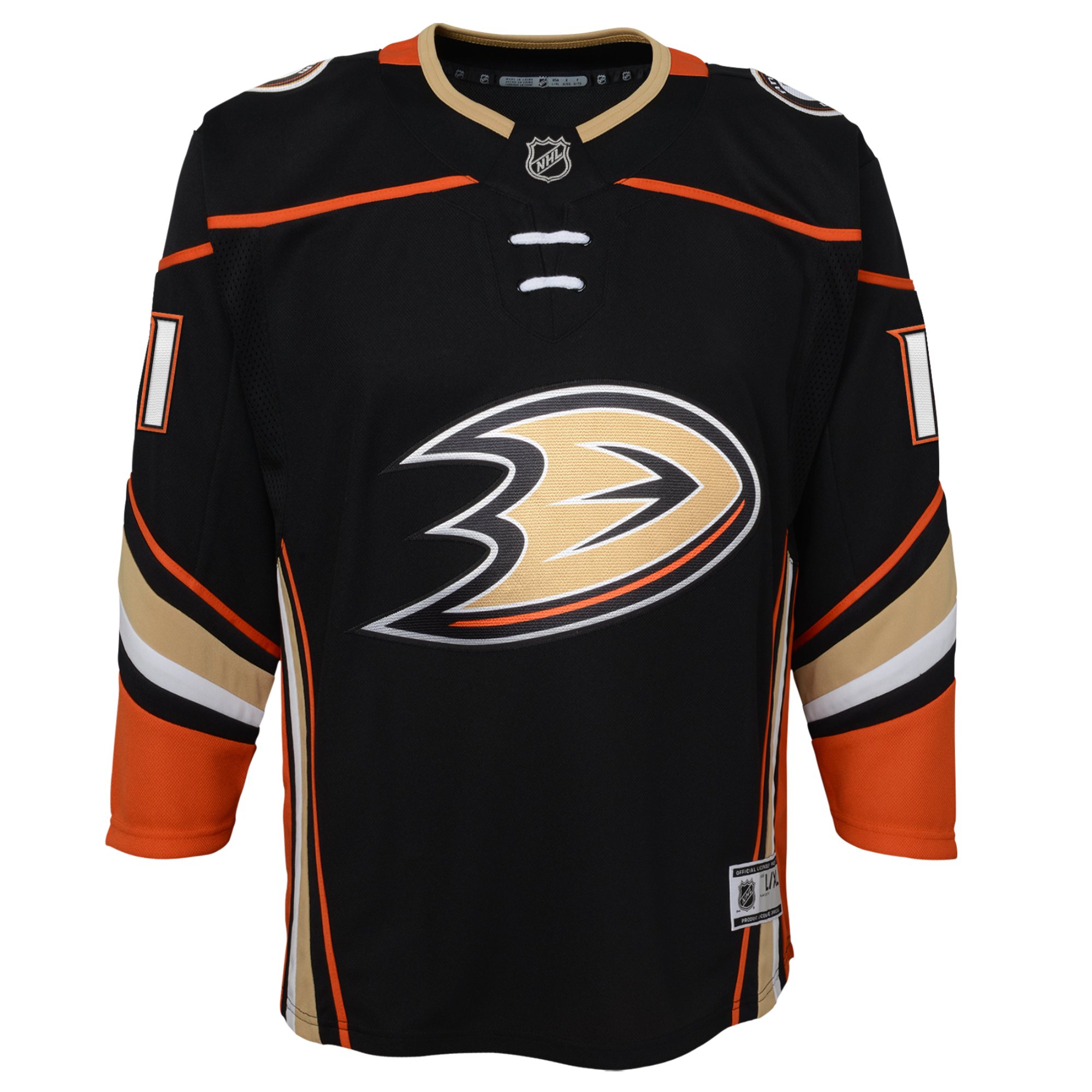 Trevor Zegras Anaheim Ducks Youth Home Premier\u00c2\u00a0Player Jersey - Black