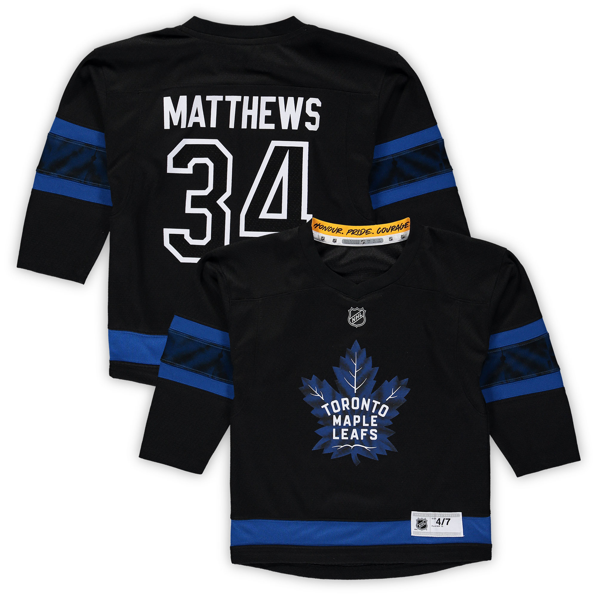 Auston Matthews Toronto Maple Leafs Preschool Alternate Replica Player Jersey - Black