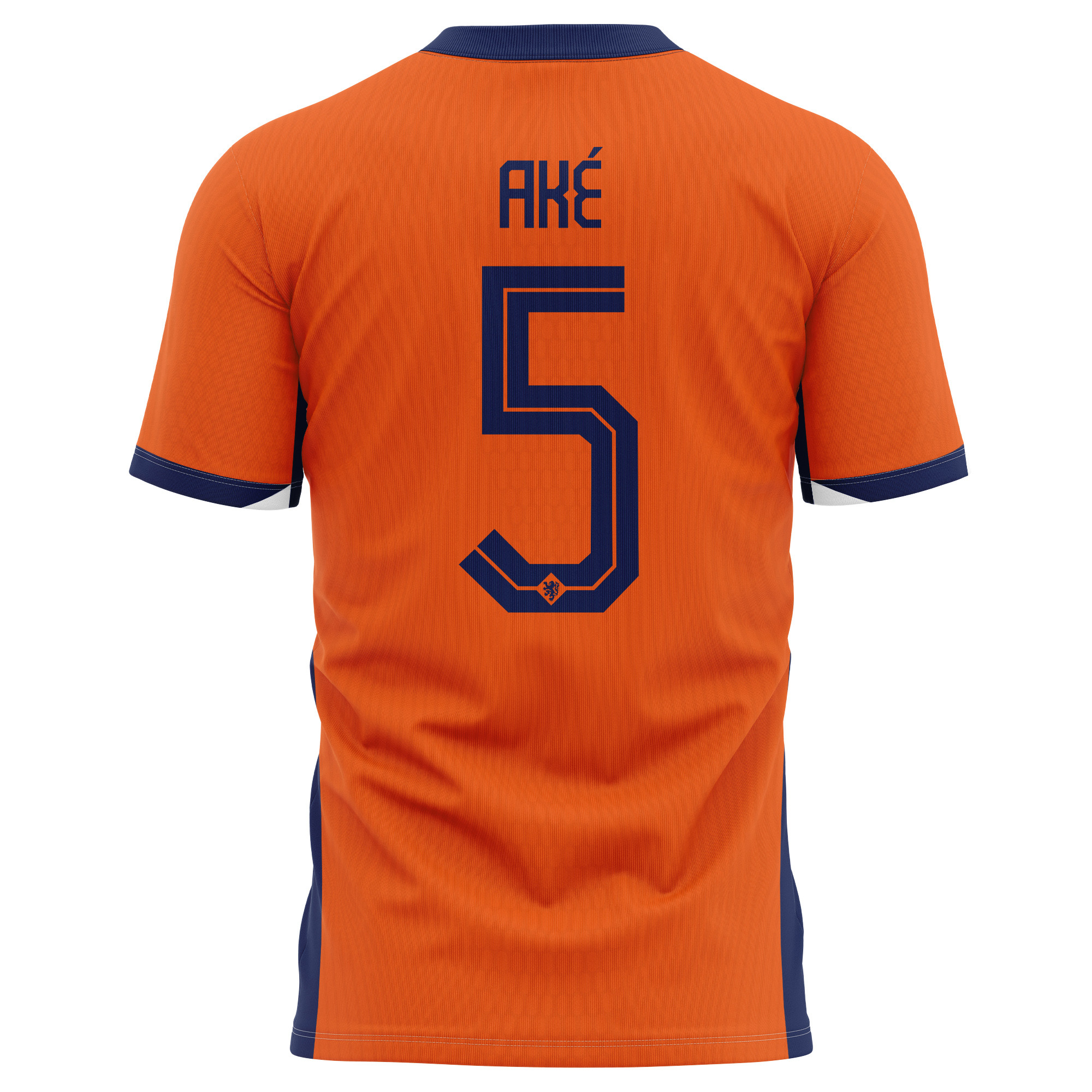 Nathan Aké 5 Netherlands National Team 2024 Home Kits AOP T-shirt - Orange