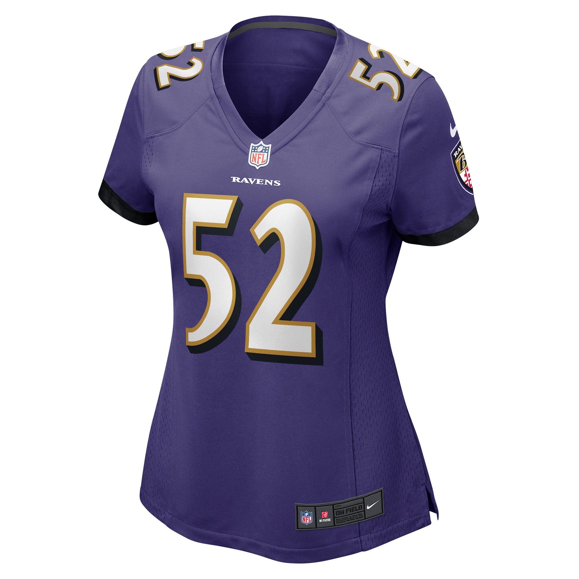 Ray Lewis Baltimore Ravens  Women's Retired Player Jersey - Purple