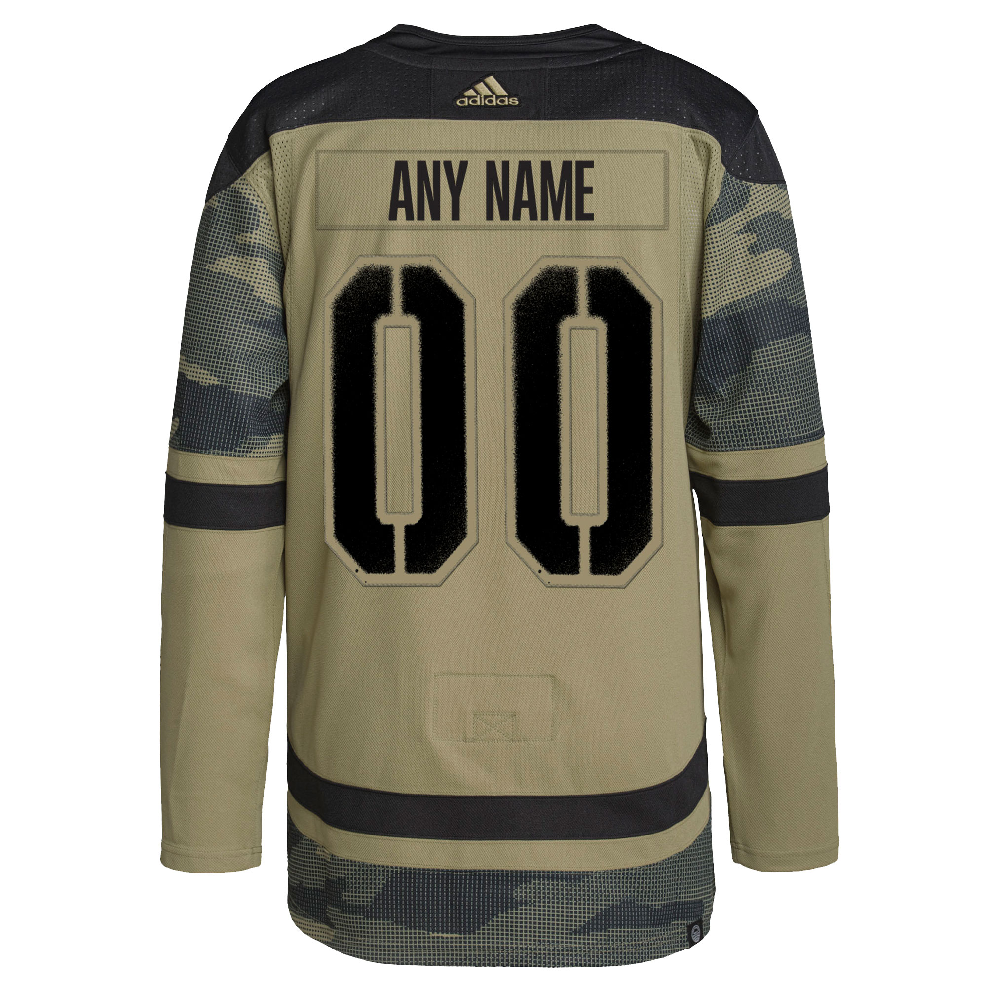 Ottawa Senators adidas Logo Military Appreciation Team Authentic Custom Practice Jersey - Camo