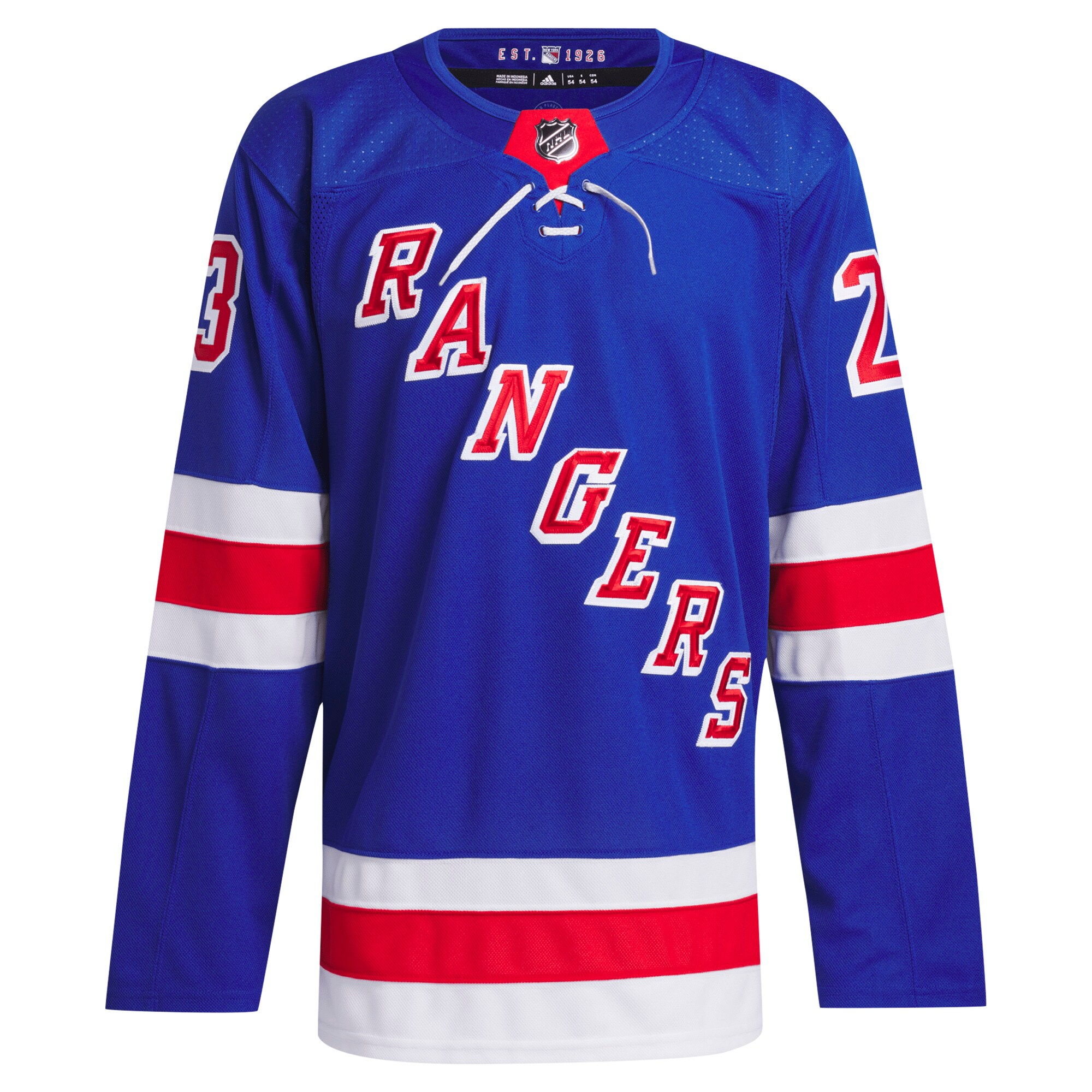 Adam Fox New York Rangers adidas Home Primegreen Authentic Pro Player Jersey - Blue