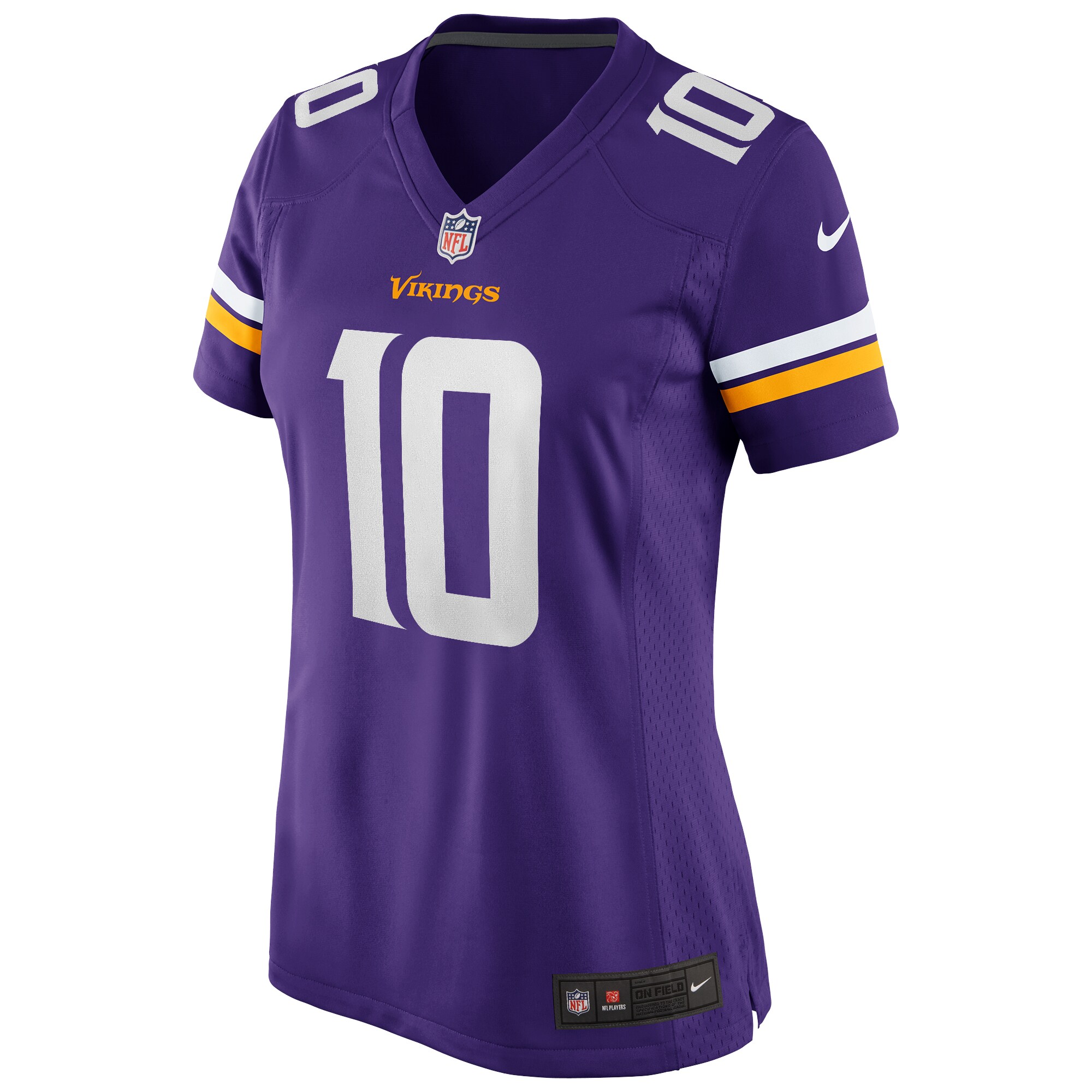 Fran Tarkenton Minnesota Vikings  Women's Game Retired Player Jersey - Purple