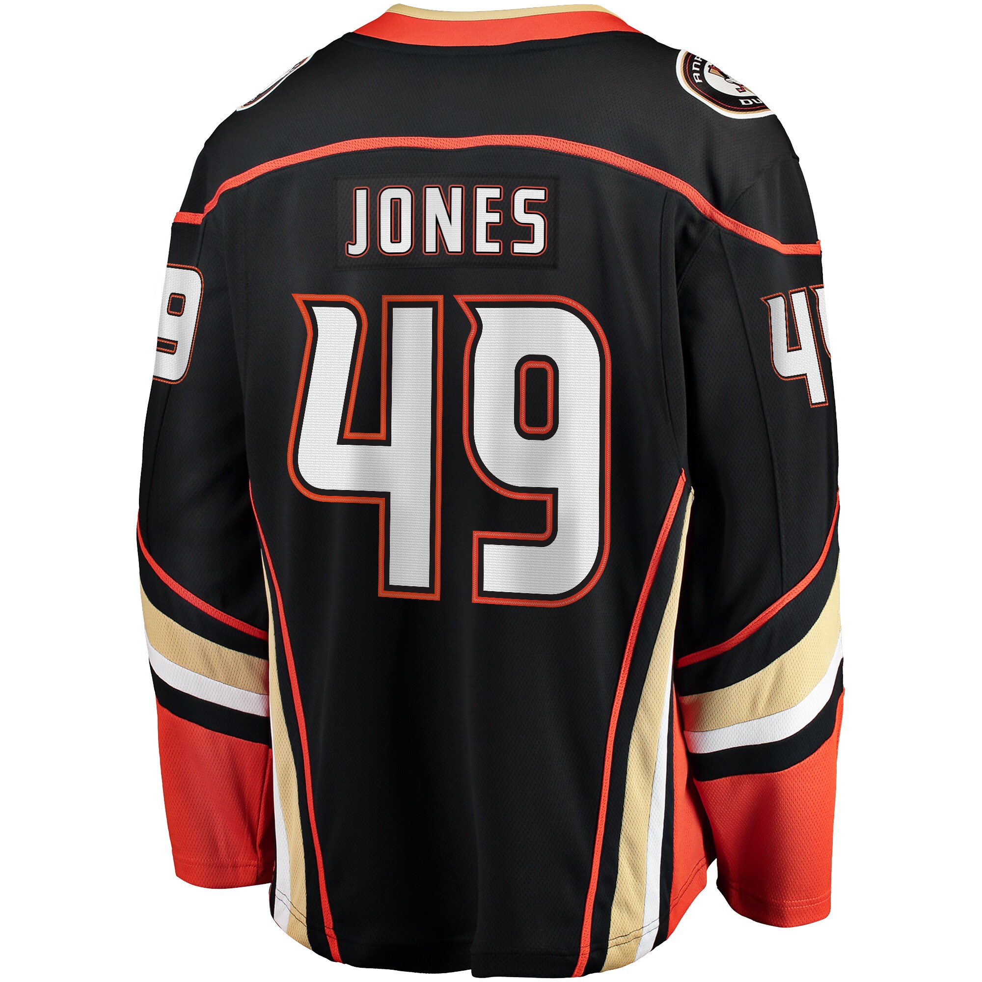 Max Jones Anaheim Ducks Fanatics Home Breakaway Jersey - Black