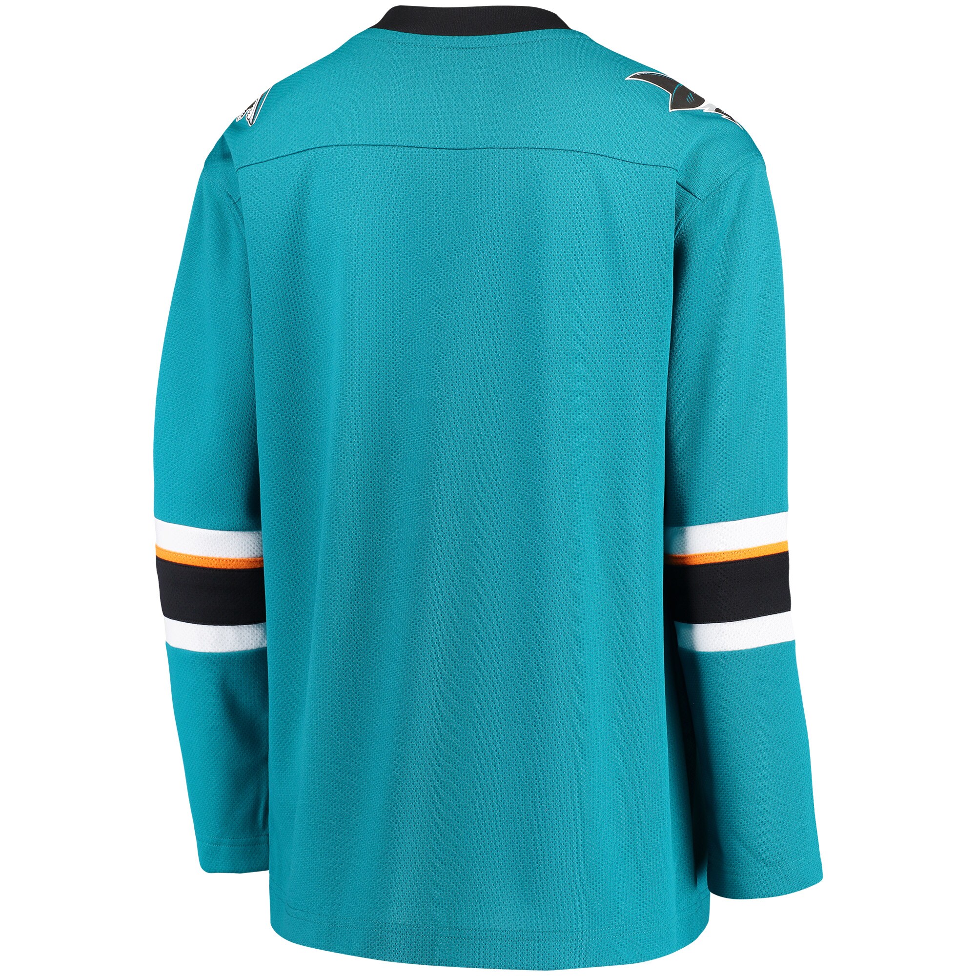 San Jose Sharks Fanatics Youth Home Replica Blank Jersey - Teal