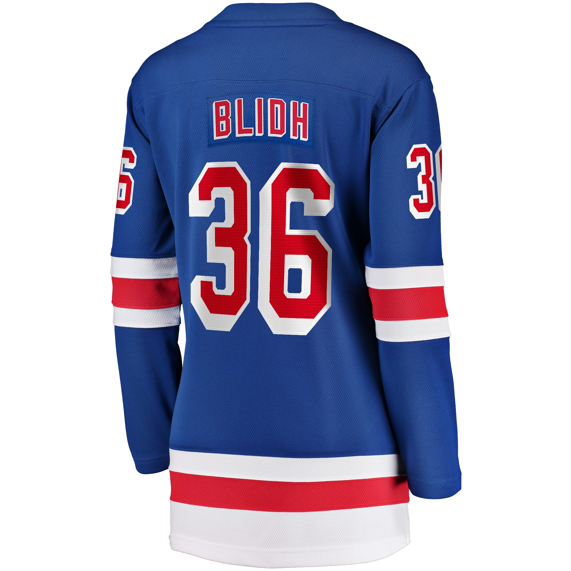Anton Blidh New York Rangers Fanatics Women's Home Breakaway Player Jersey - Blue