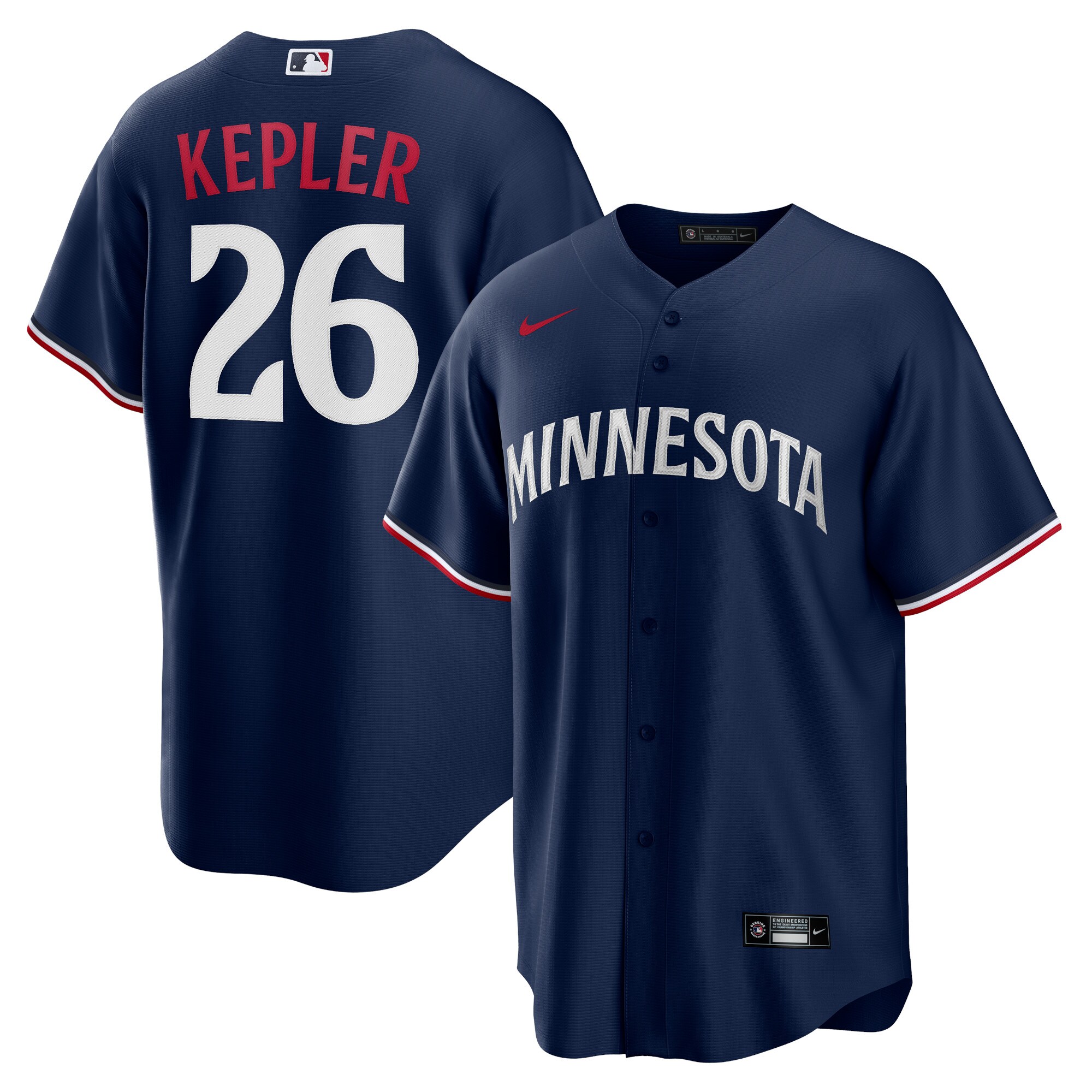 Max Kepler Minnesota Twins  Alternate Replica Jersey - Navy