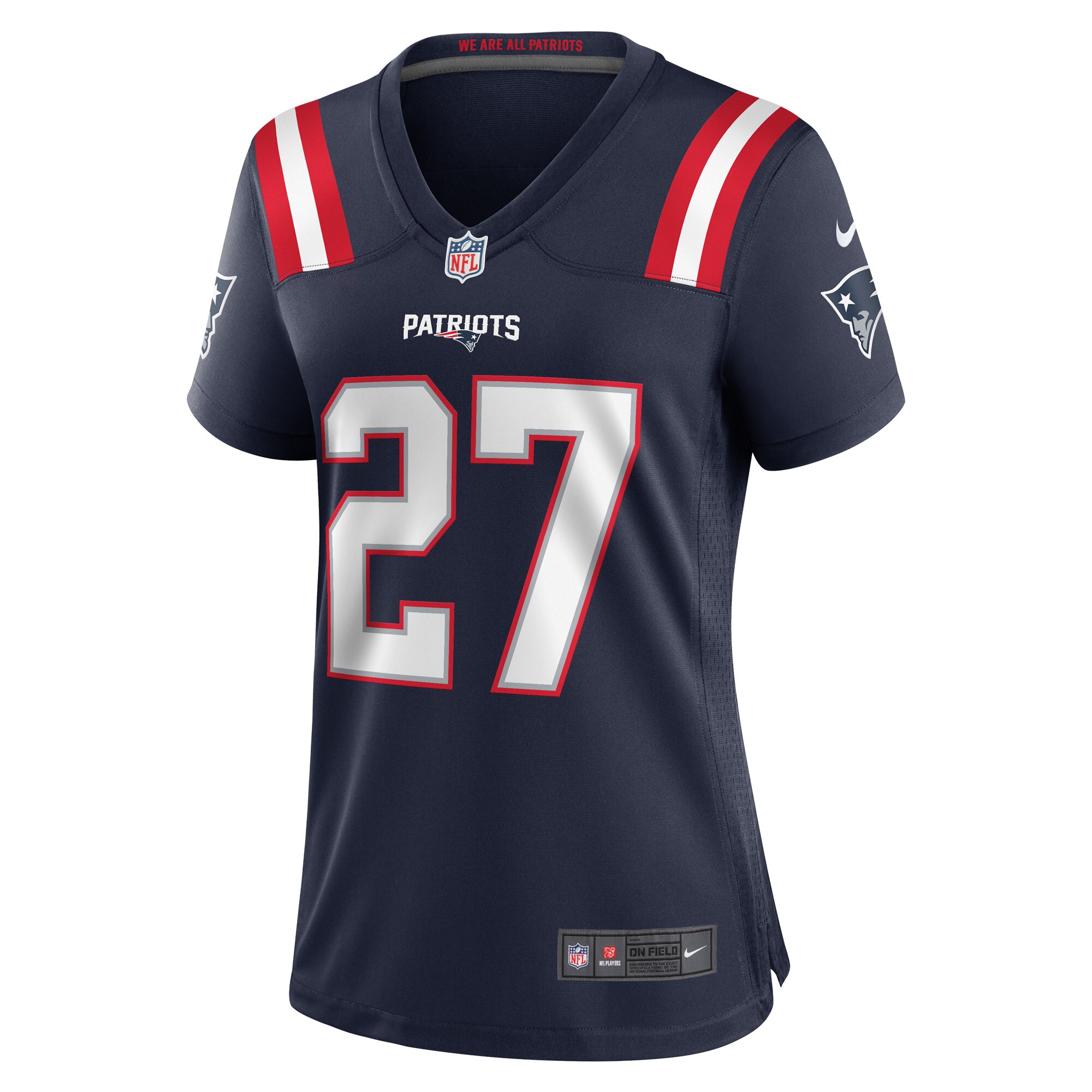 Myles Bryant New England Patriots  Women's Game Player Jersey - Navy