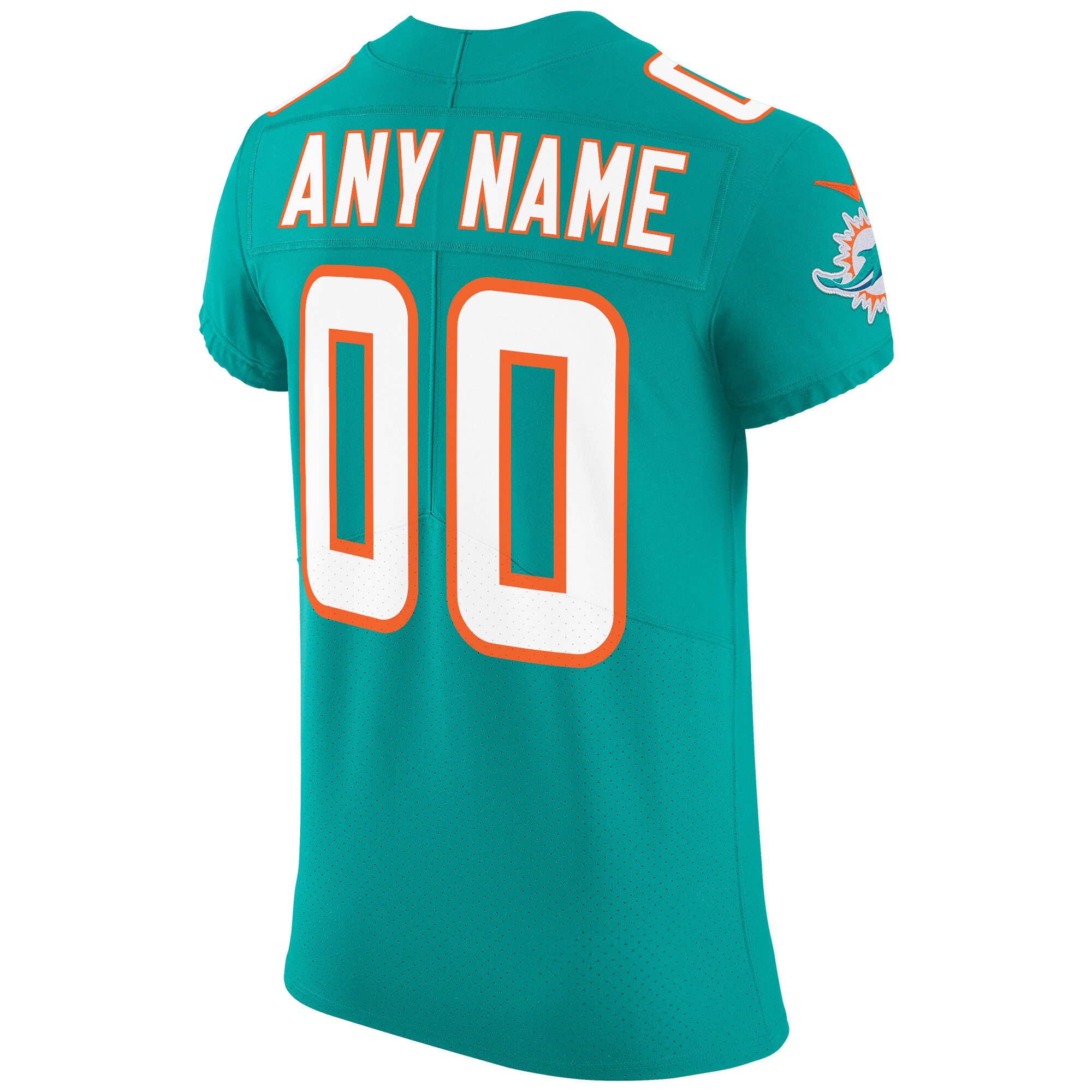 Miami Dolphins  Vapor Untouchable Elite Custom Jersey - Aqua