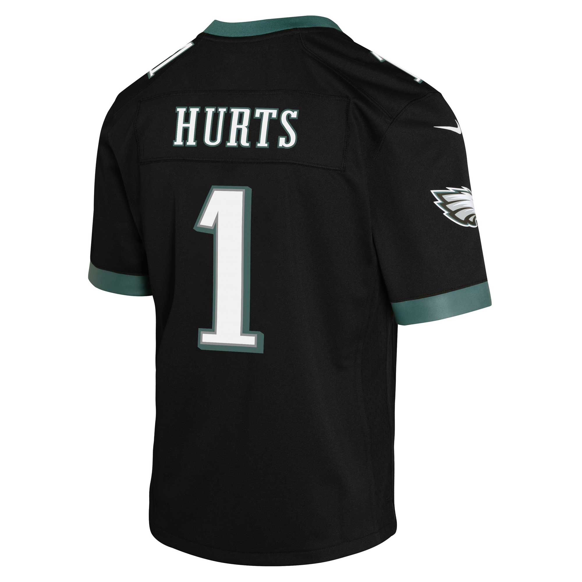 Jalen Hurts Philadelphia Eagles  Youth Game Jersey - Black