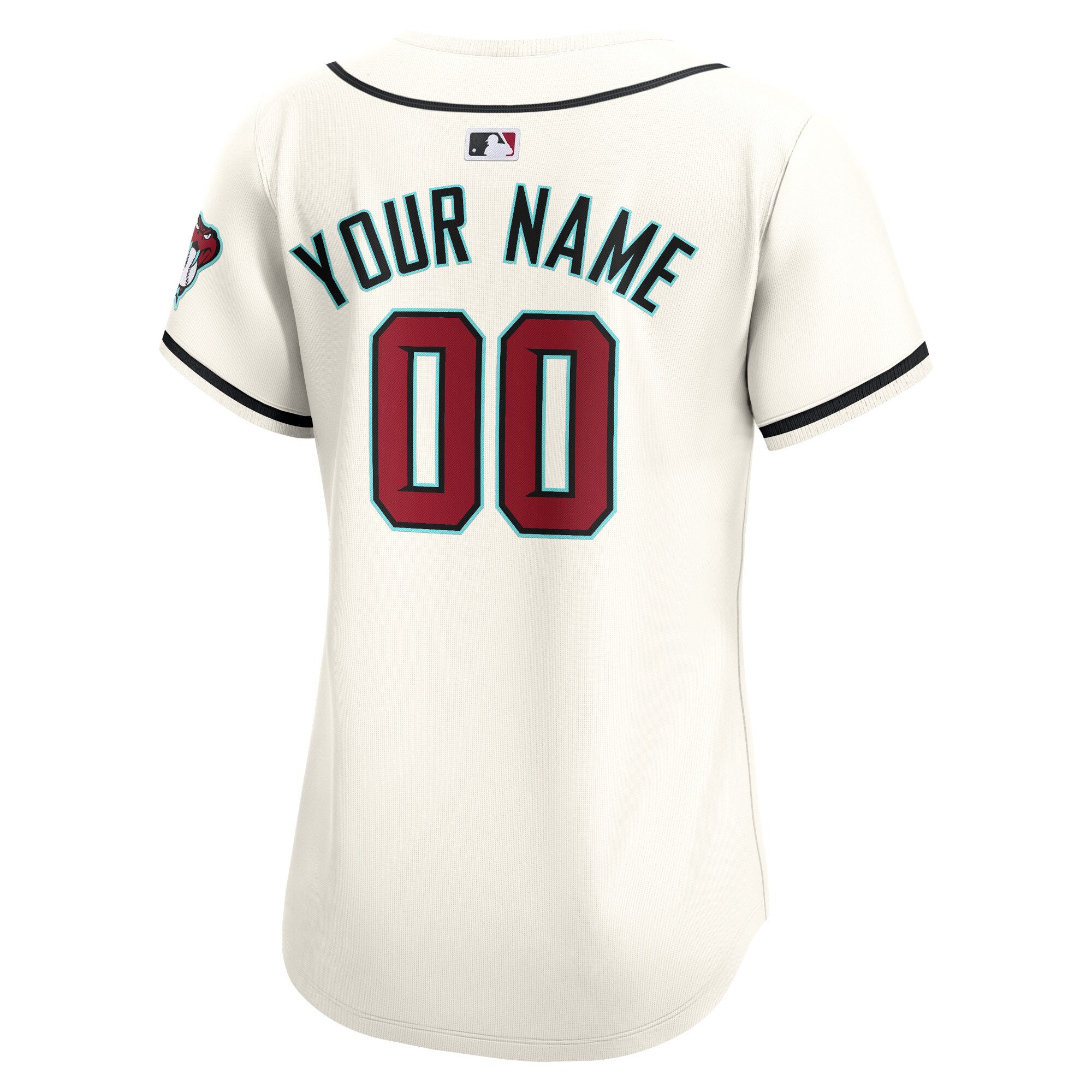 Arizona Diamondbacks  Women's Home Limited Custom Jersey - White
