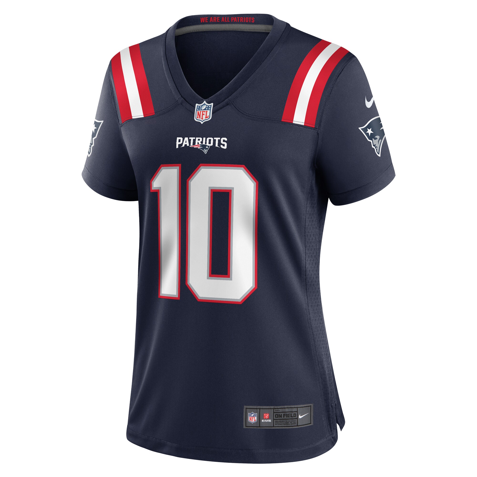 Drake Maye New England Patriots  Women's 2024 NFL Draft First Round Pick Player Game Jersey - Navy