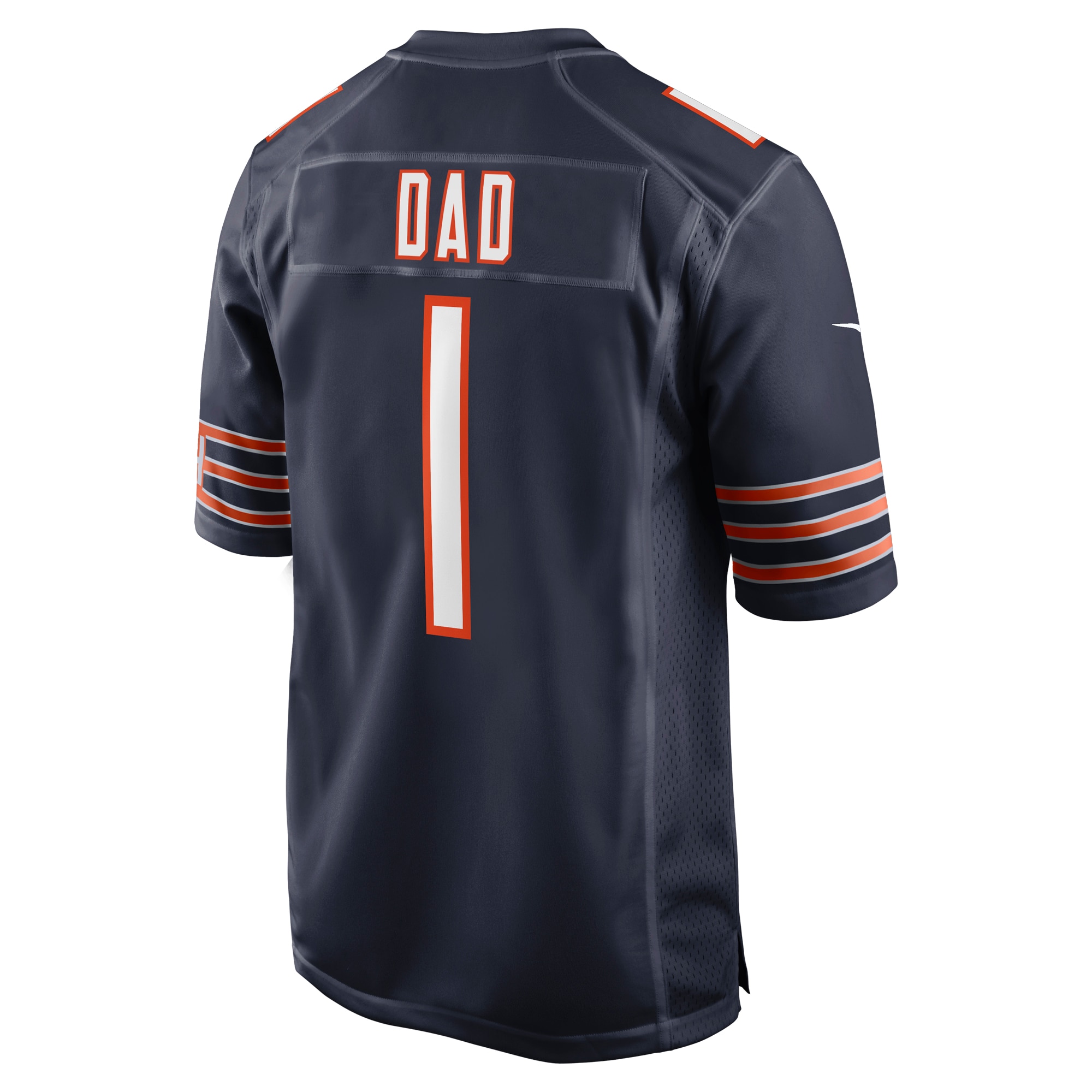 Number 1 Dad Chicago Bears  Game Jersey - Navy