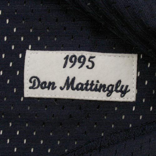 Don Mattingly New York Yankees Mitchell & Ness 1995 Authentic Cooperstown Collection Mesh Batting Practice Jersey - Navy
