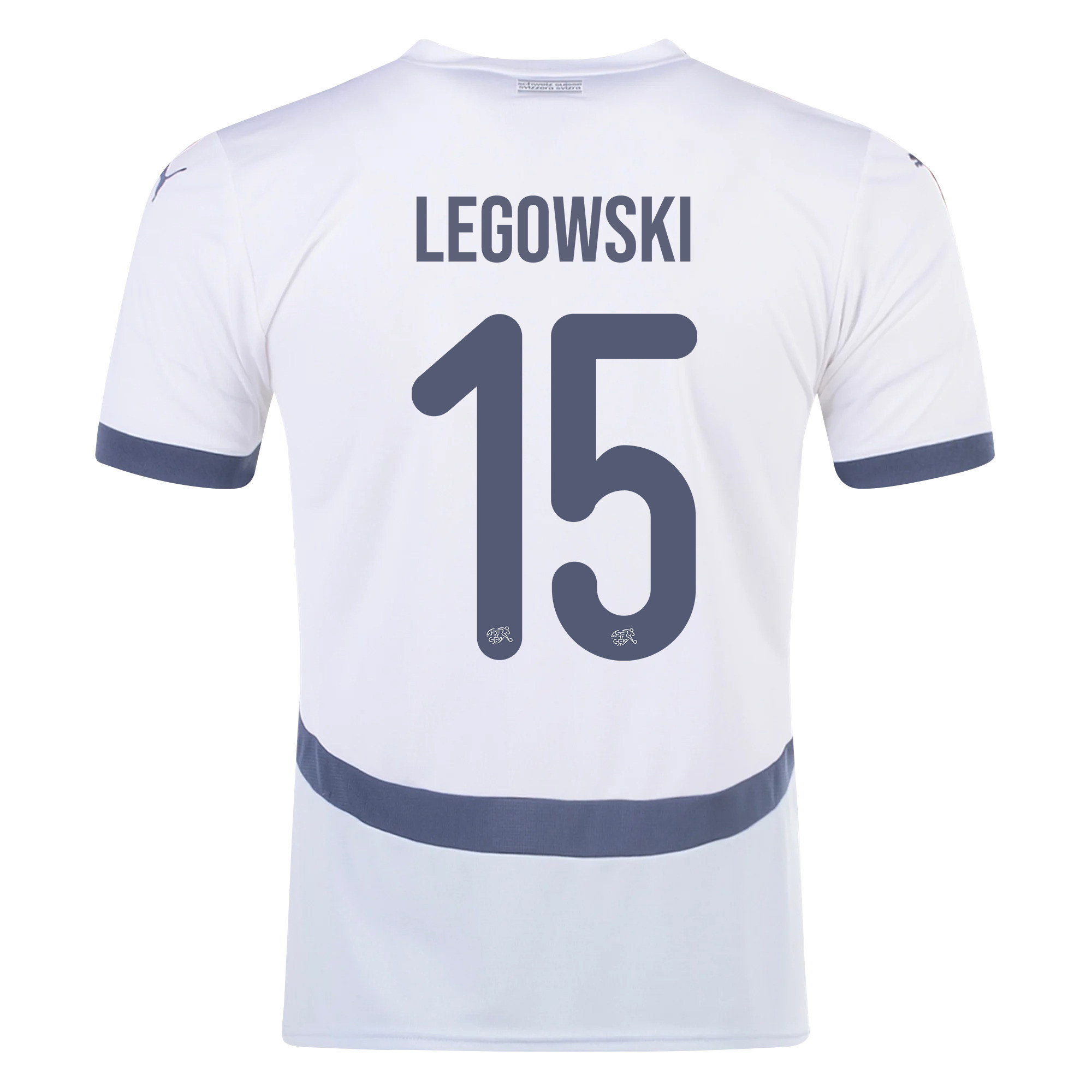 Djibril Sow 15 Switzerland National Team 2024/25 Away Men Jersey - White