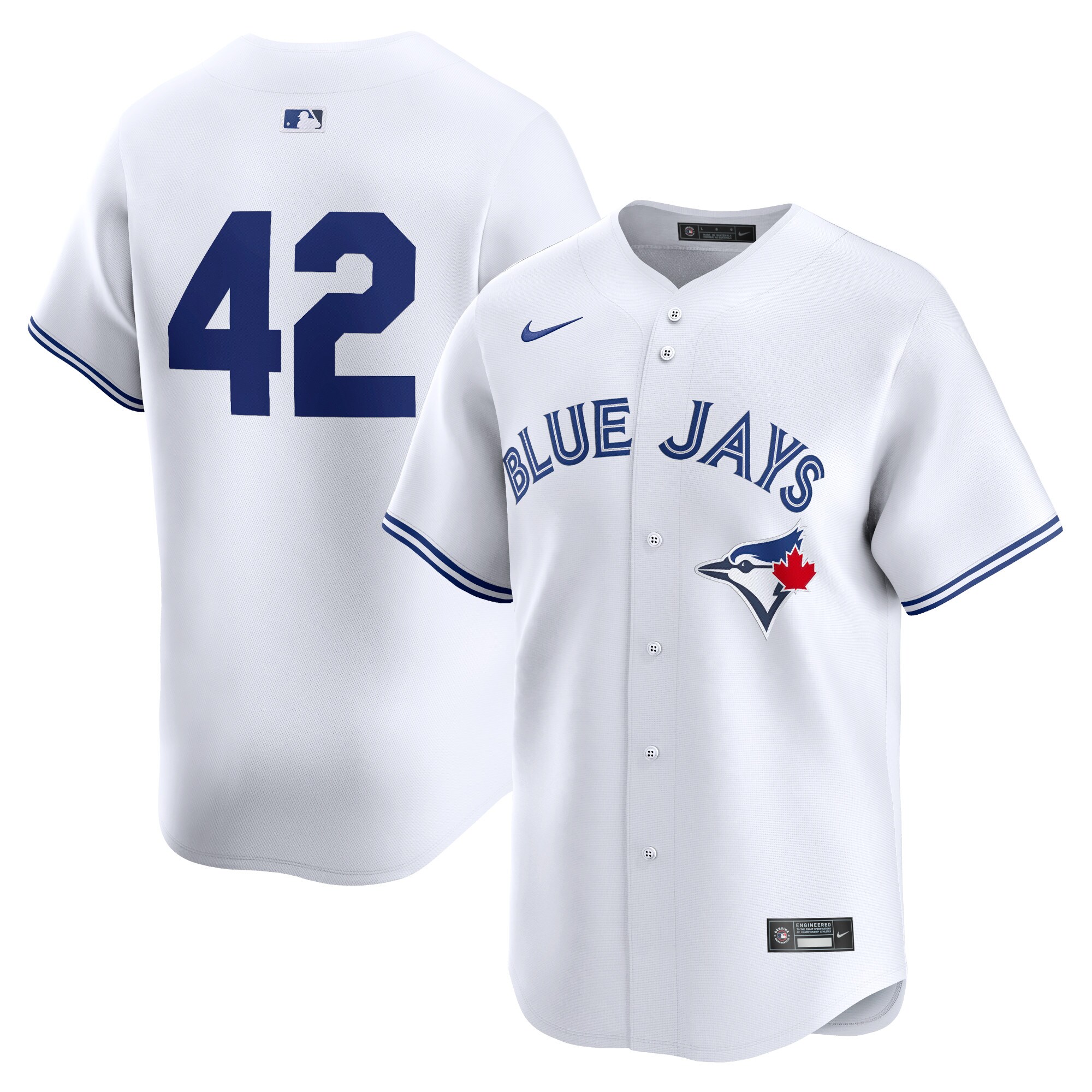 Toronto Blue Jays  2024 Jackie Robinson Day Home Limited Jersey\u00c2\u00a0\u00e2\u20ac\u201c White