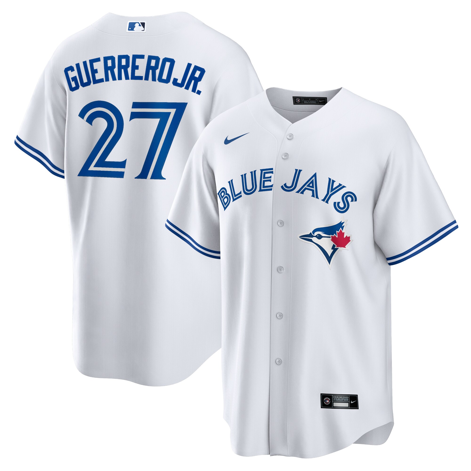 Vladimir Guerrero Jr. Toronto Blue Jays  Home Replica Player Name Jersey - White