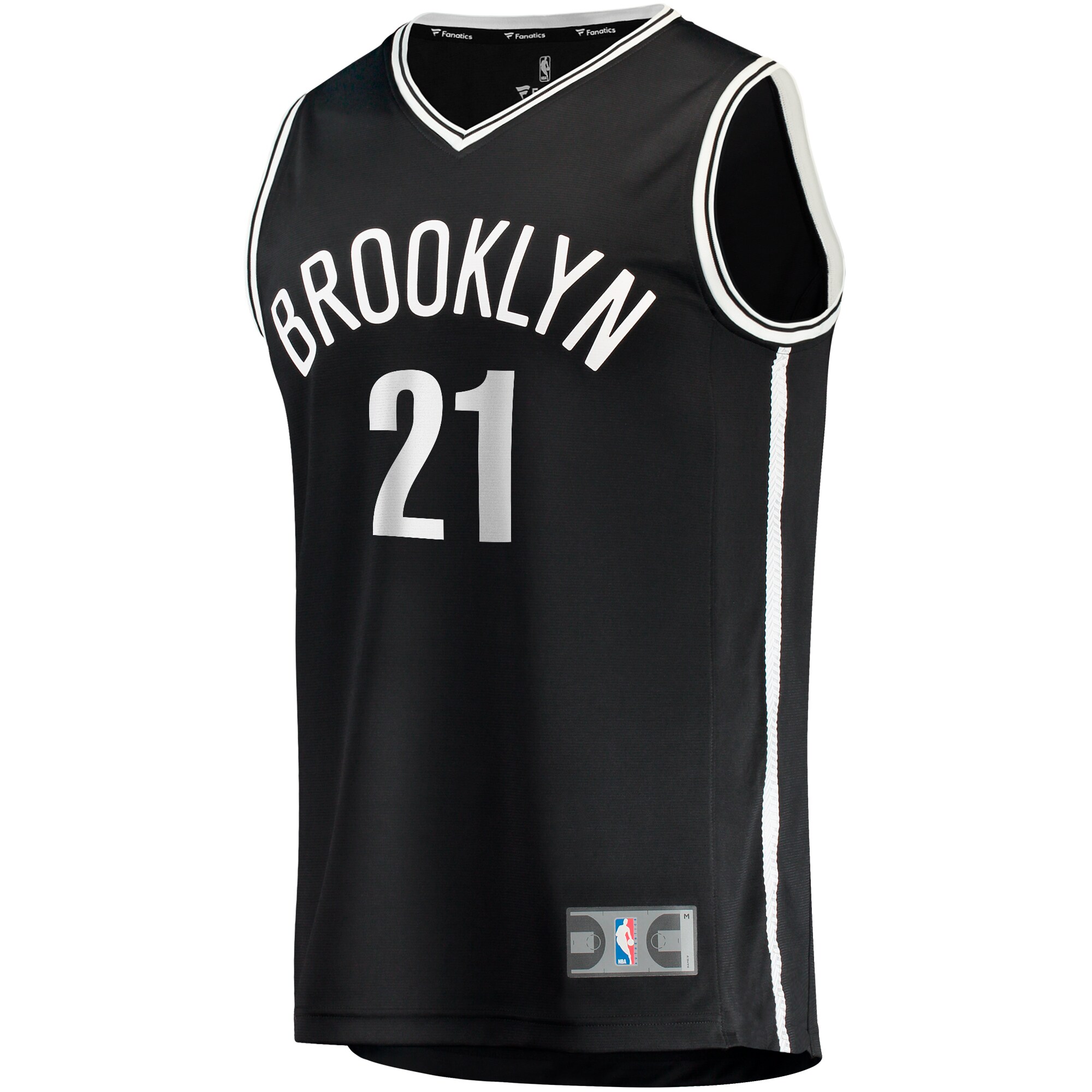 Noah Clowney Brooklyn Nets Fanatics Youth  Fast Break Replica Jersey - Icon Edition - Black