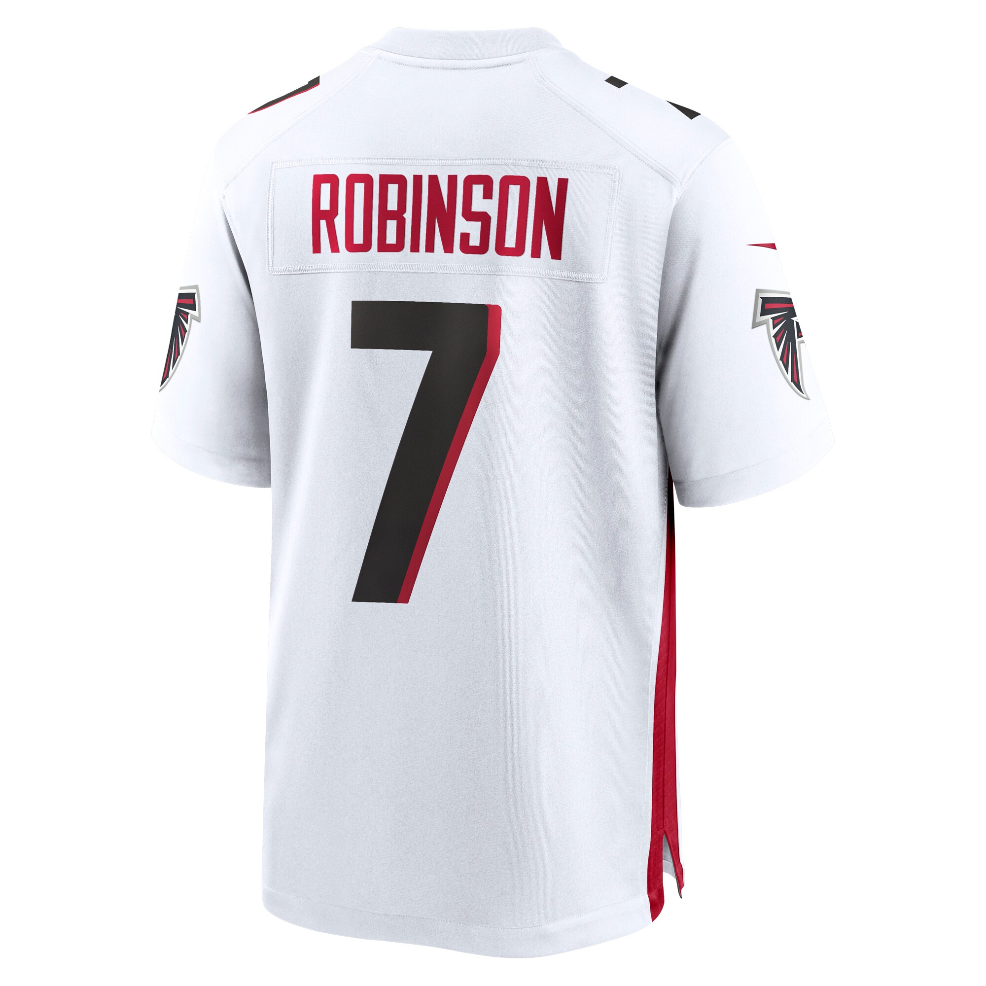 Bijan Robinson Atlanta Falcons  2023 NFL Draft First Round Pick Game Jersey - White