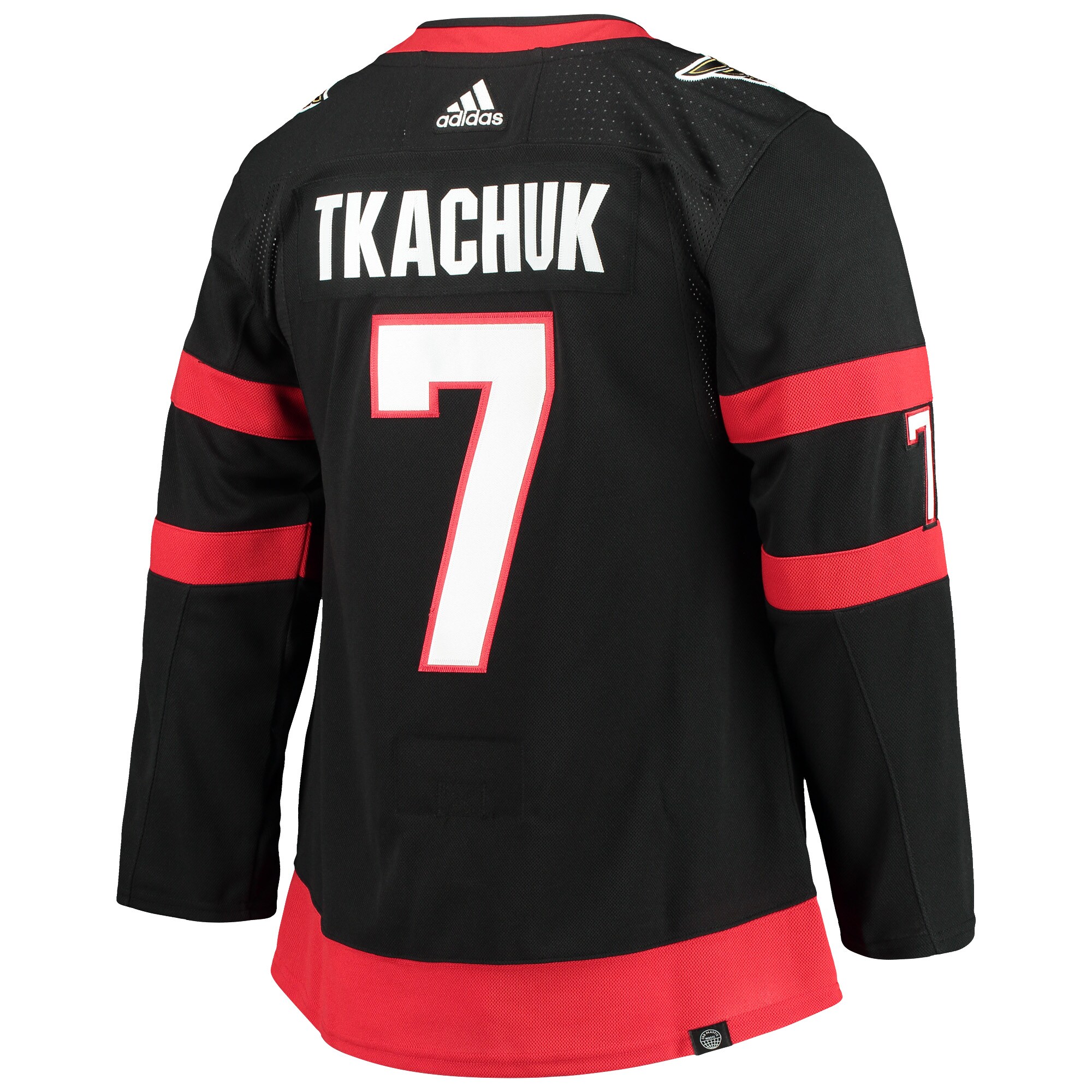 Brady Tkachuk Ottawa Senators adidas Home Primegreen Authentic Player Jersey - Black