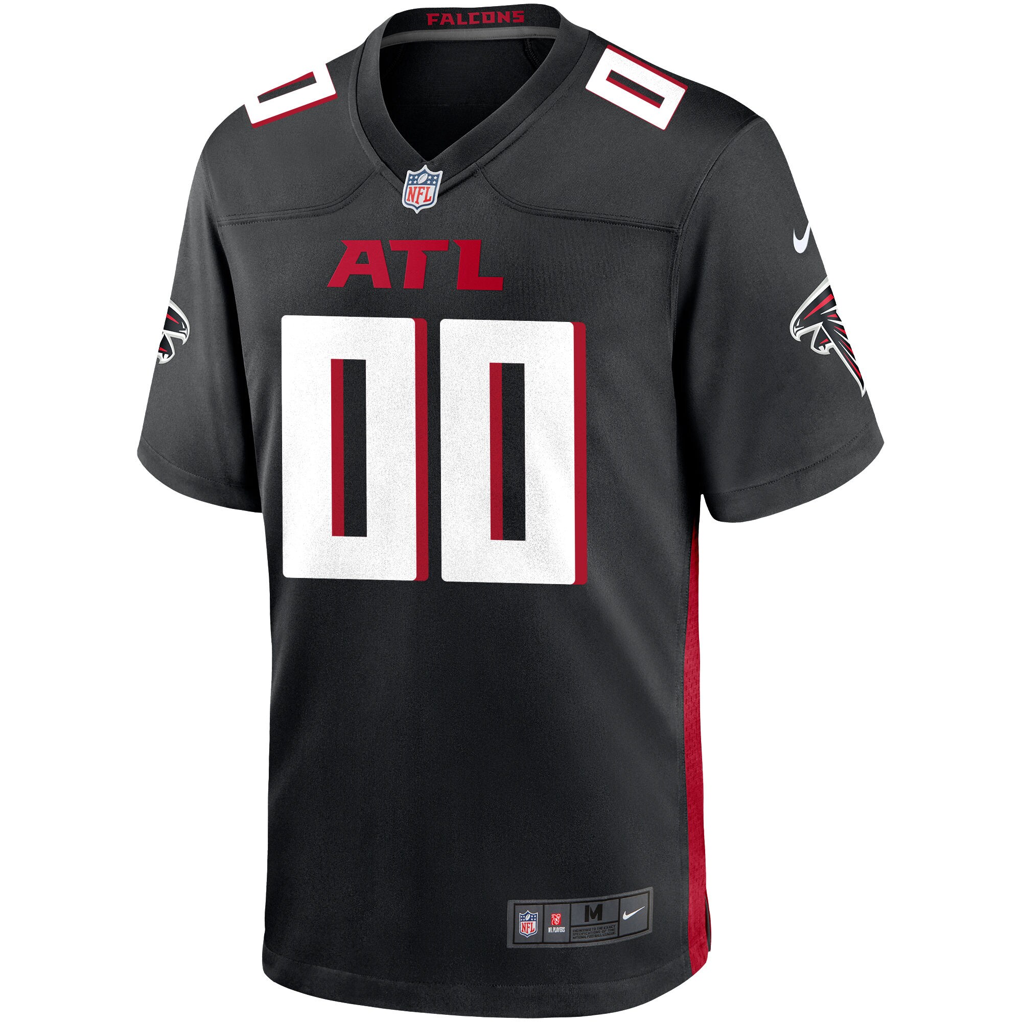 Atlanta Falcons  Custom Game Jersey - Black