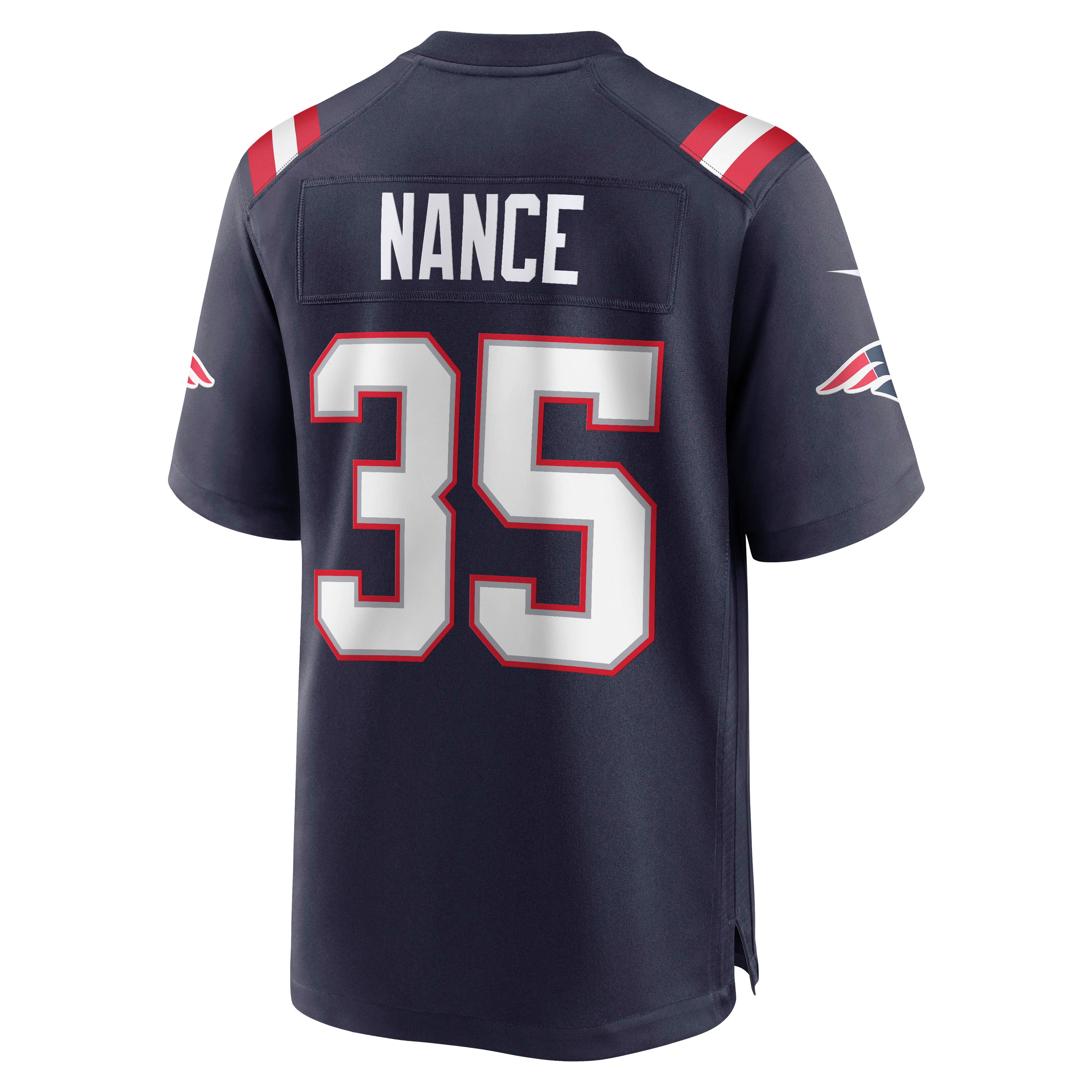Jim Nance New England Patriots  Retired Player Jersey - Navy
