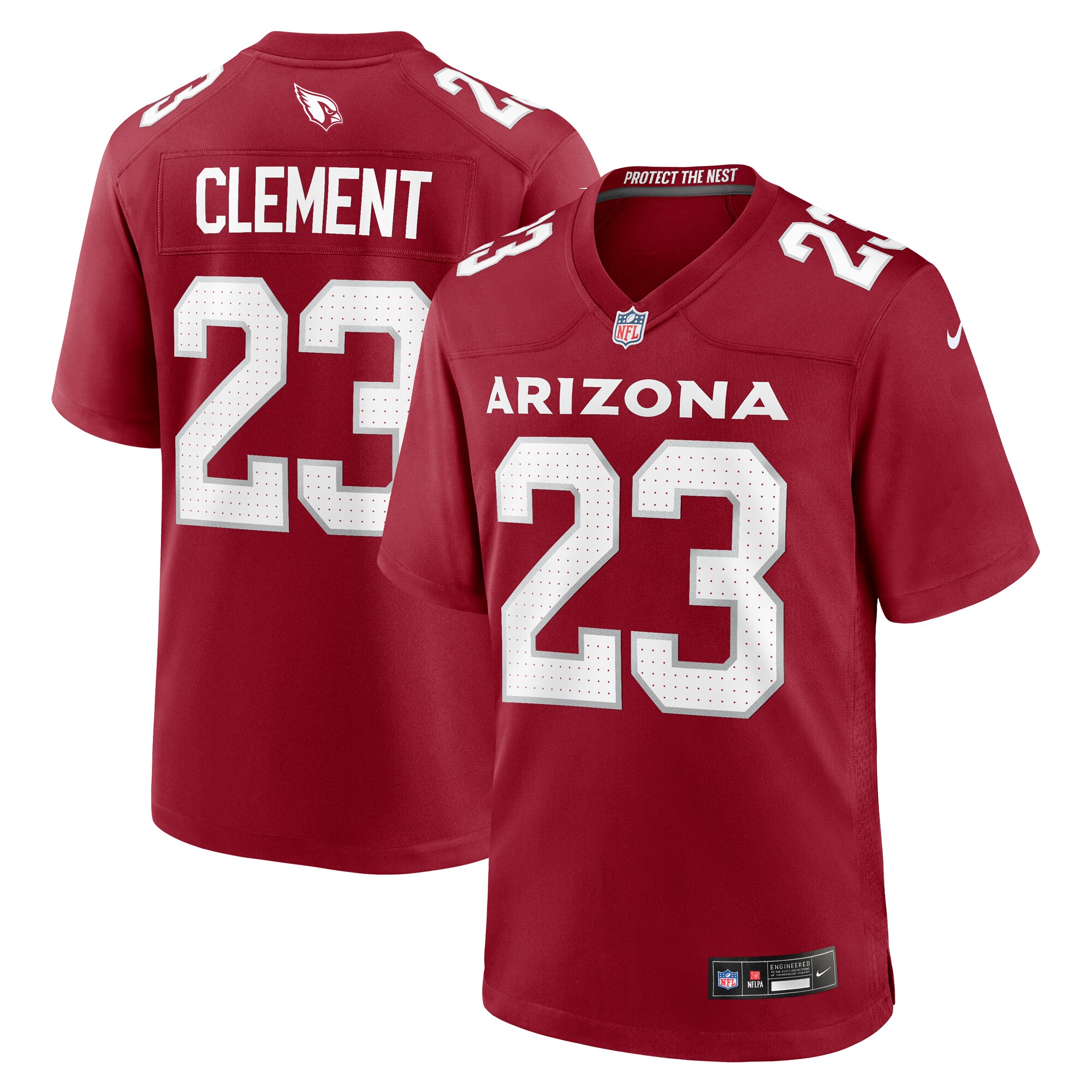 Corey Clement Arizona Cardinals  Team Game Jersey -  Cardinal