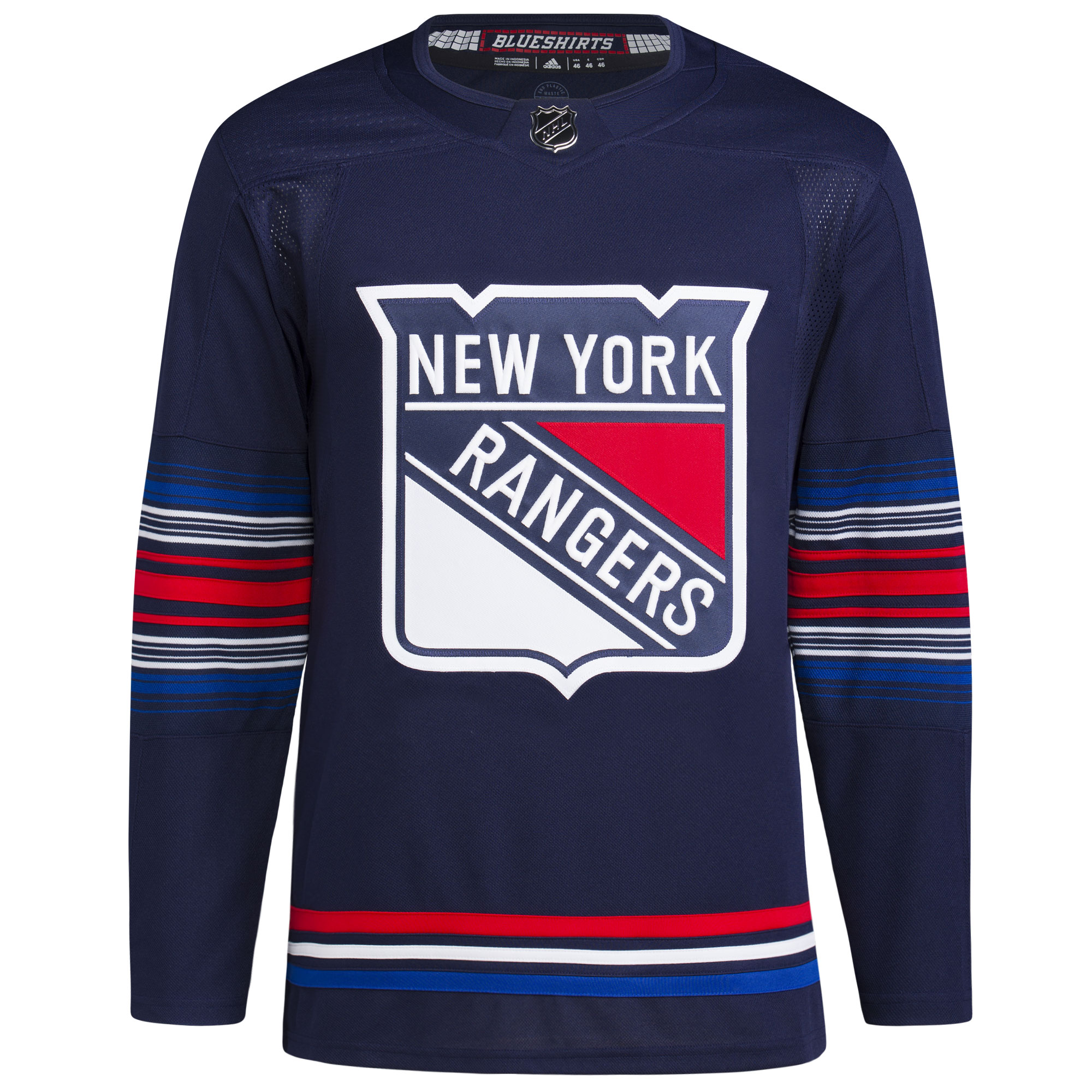 New York Rangers adidas  Alternate  Primegreen Authentic Custom Jersey - Navy