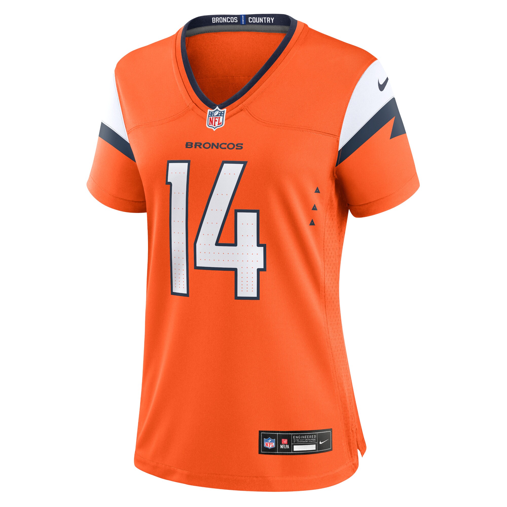 Courtland Sutton Denver Broncos  Women's Game Jersey - Orange