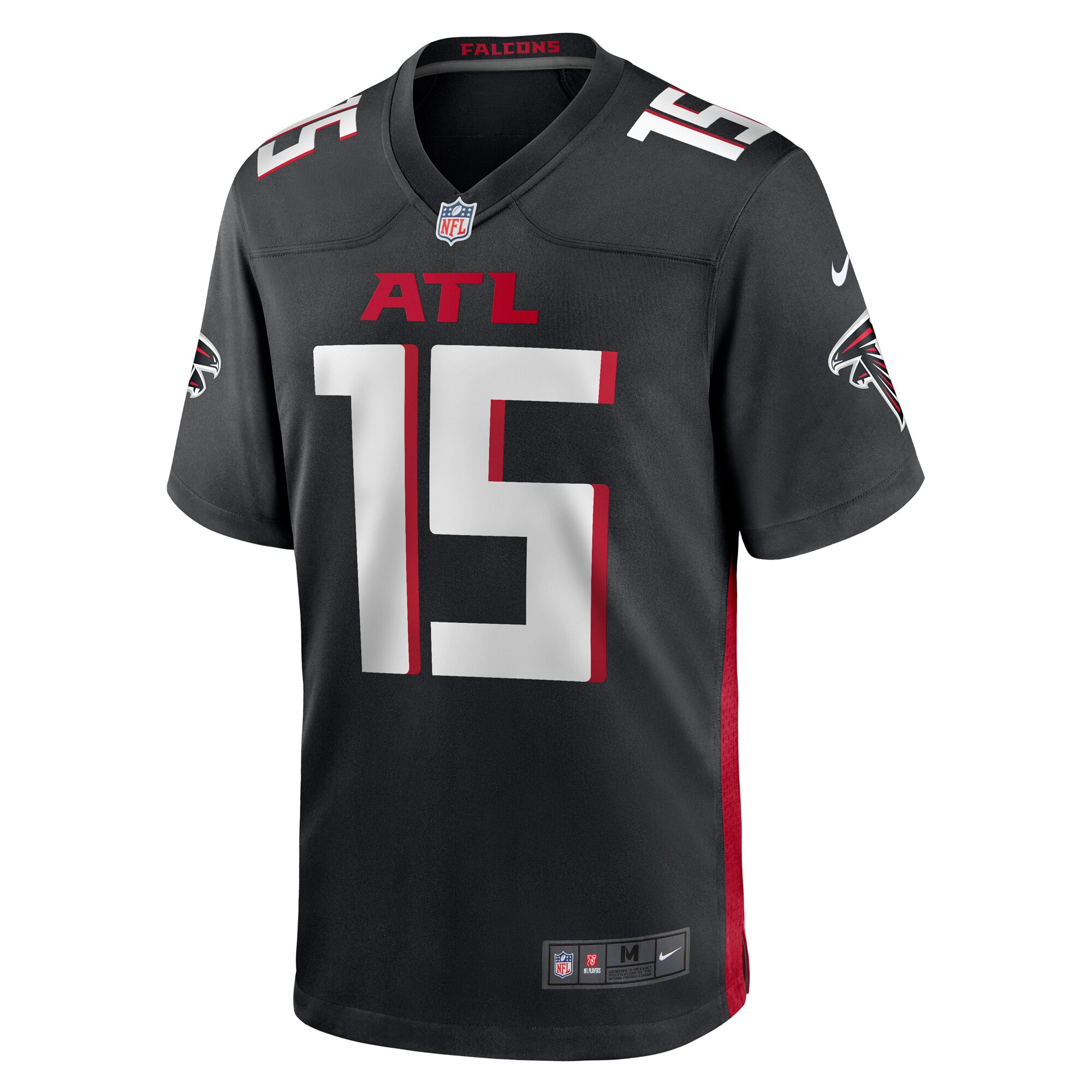 Van Jefferson Atlanta Falcons   Game Jersey -  Black