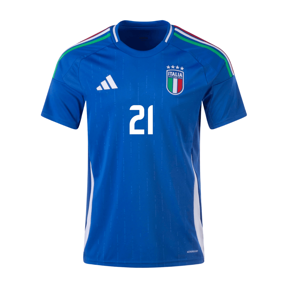 Andrea Pirlo 21 Italy National Team 2024 Home Legend Player Men Jersey - Blue