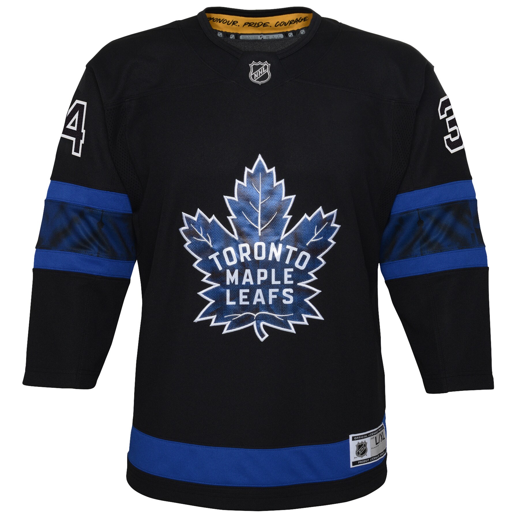 Auston Matthews Toronto Maple Leafs Youth Alternate Premier Player Jersey - Black
