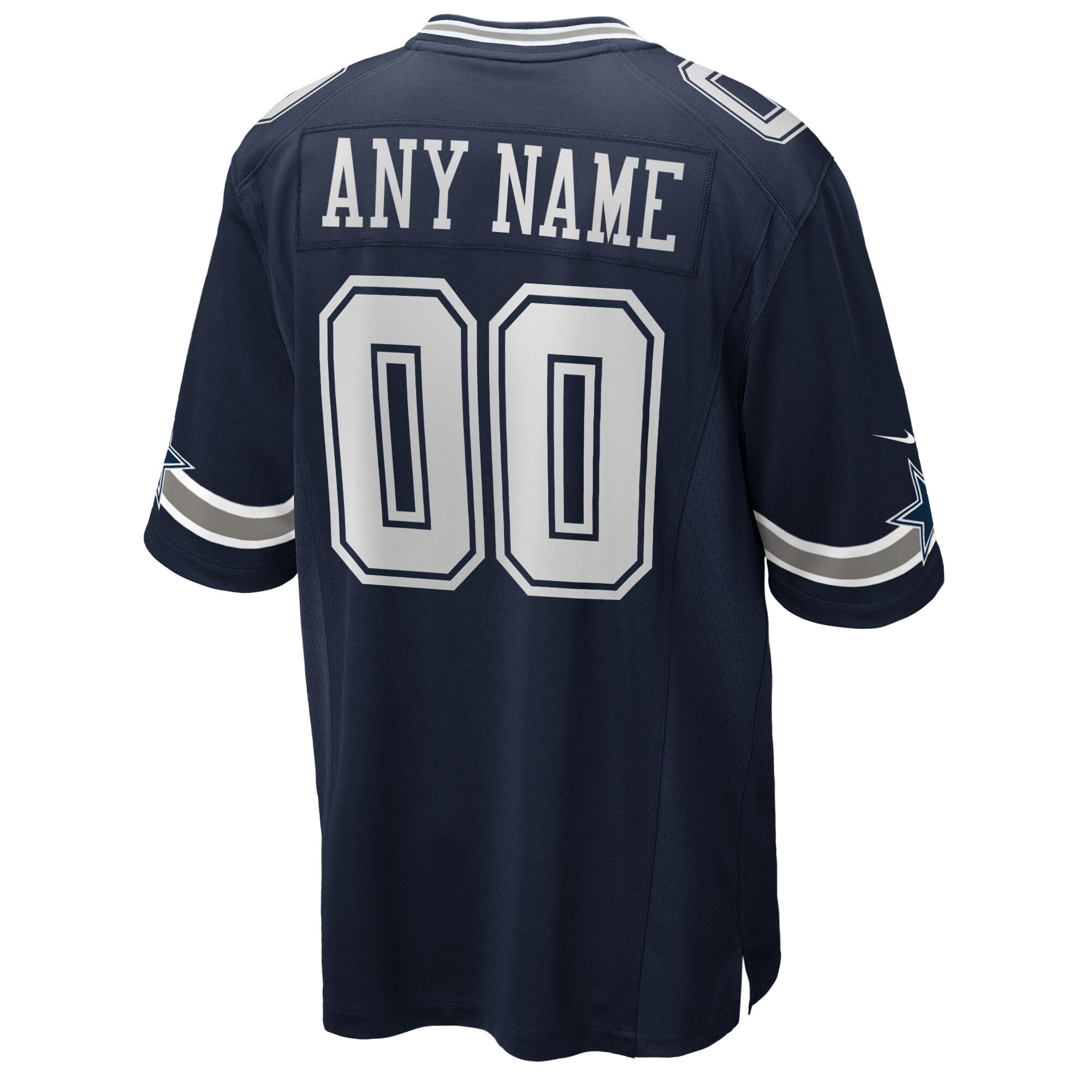 Dallas Cowboys  Custom Game Jersey - Navy