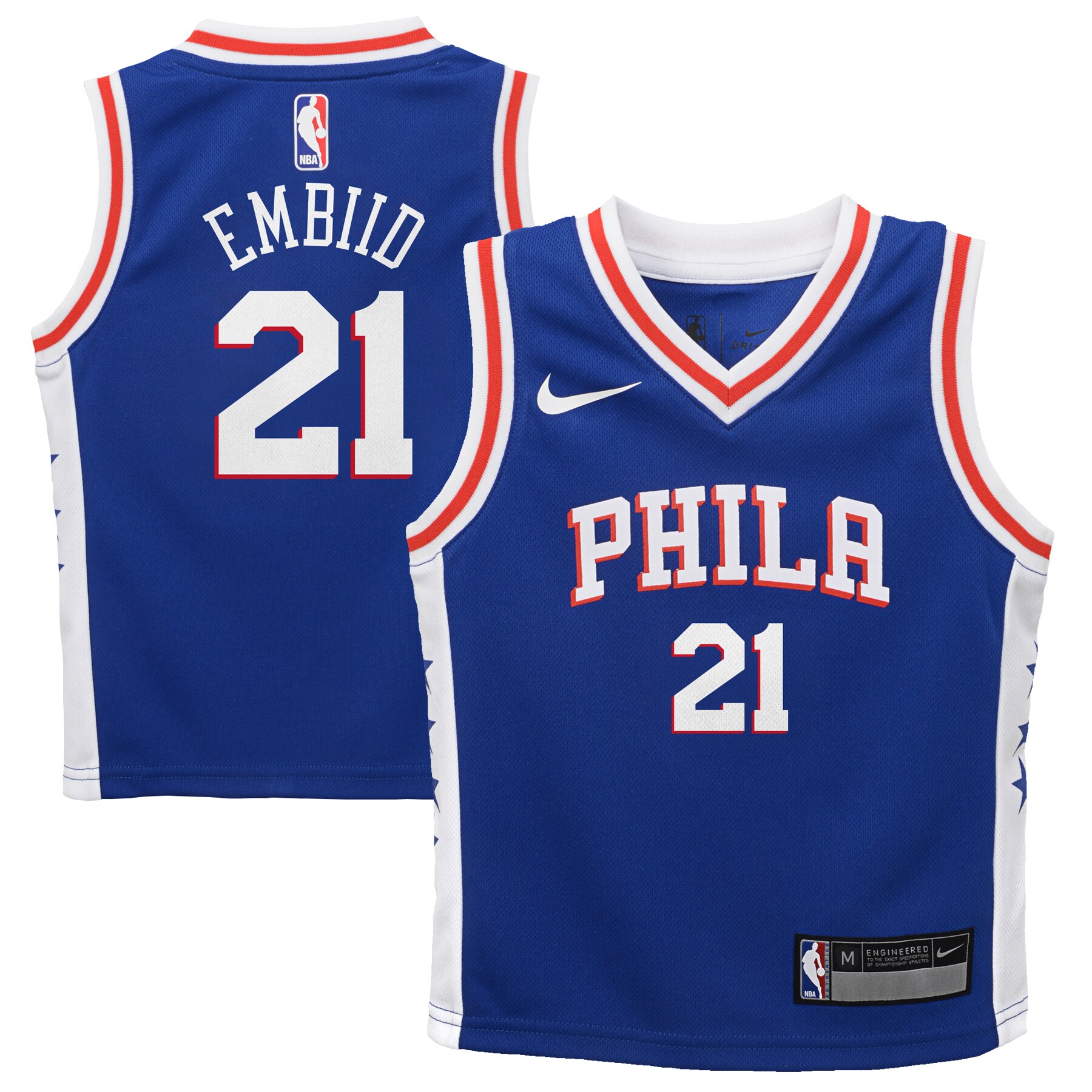 Joel Embiid Philadelphia 76ers  Preschool Replica Jersey Blue - Icon Edition