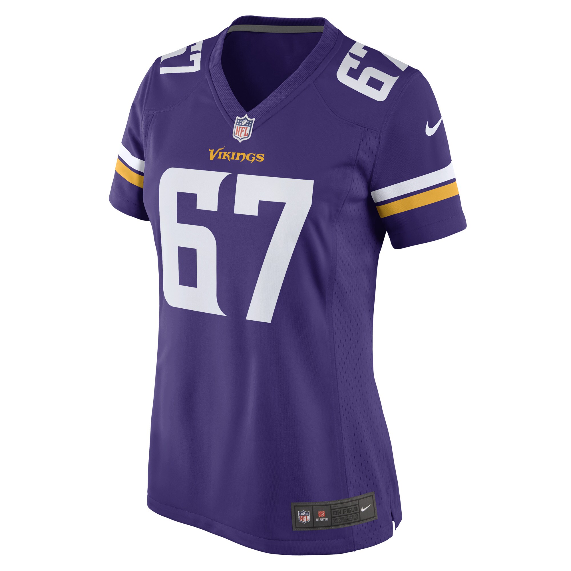 Ed Ingram Minnesota Vikings  Women's Game Player Jersey - Purple