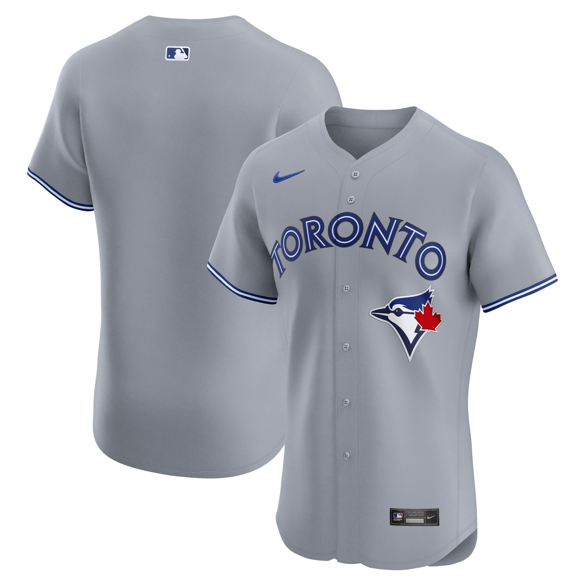 Toronto Blue Jays  Road Elite Jersey - Gray