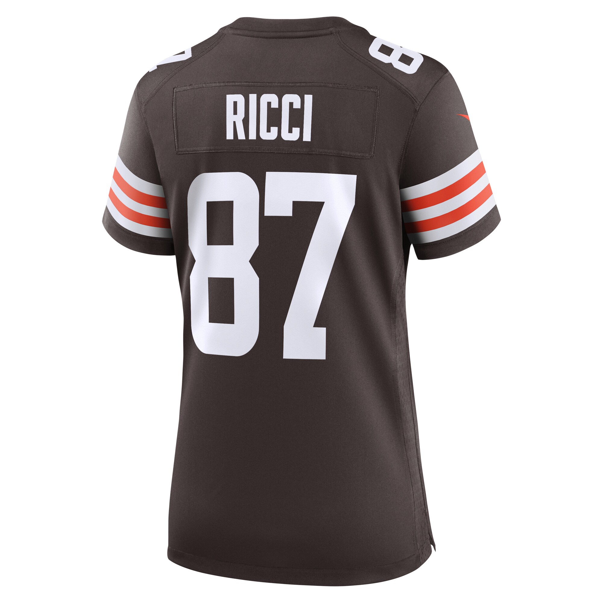 Giovanni Ricci Cleveland Browns  Women's  Game Jersey -  Brown