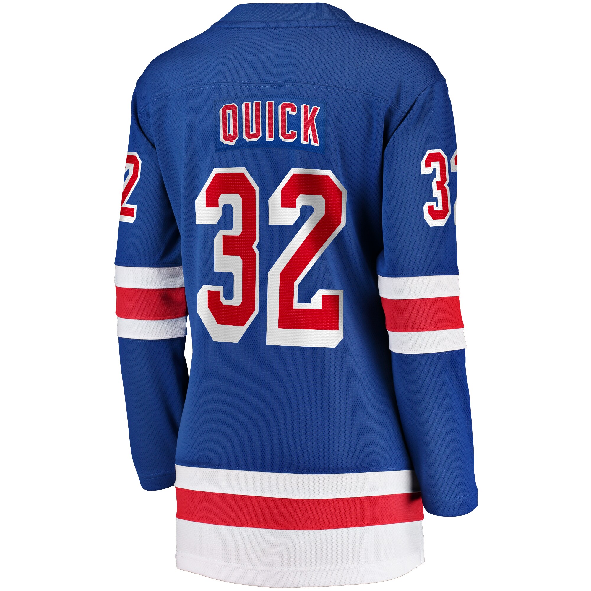 Jonathan Quick New York Rangers Fanatics Women's Home Breakaway Player Jersey - Blue