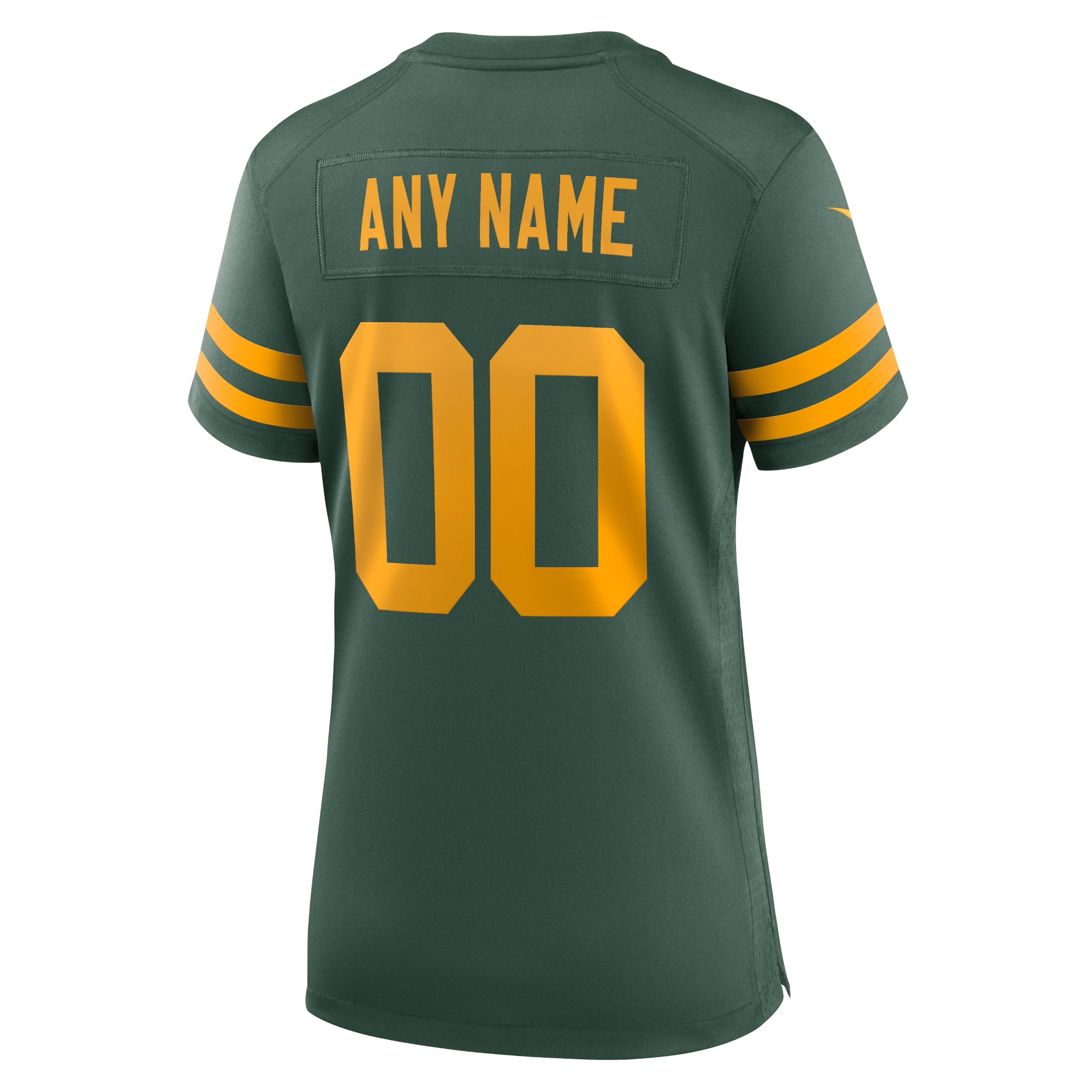 Green Bay Packers  Women's Alternate Custom Jersey - Green